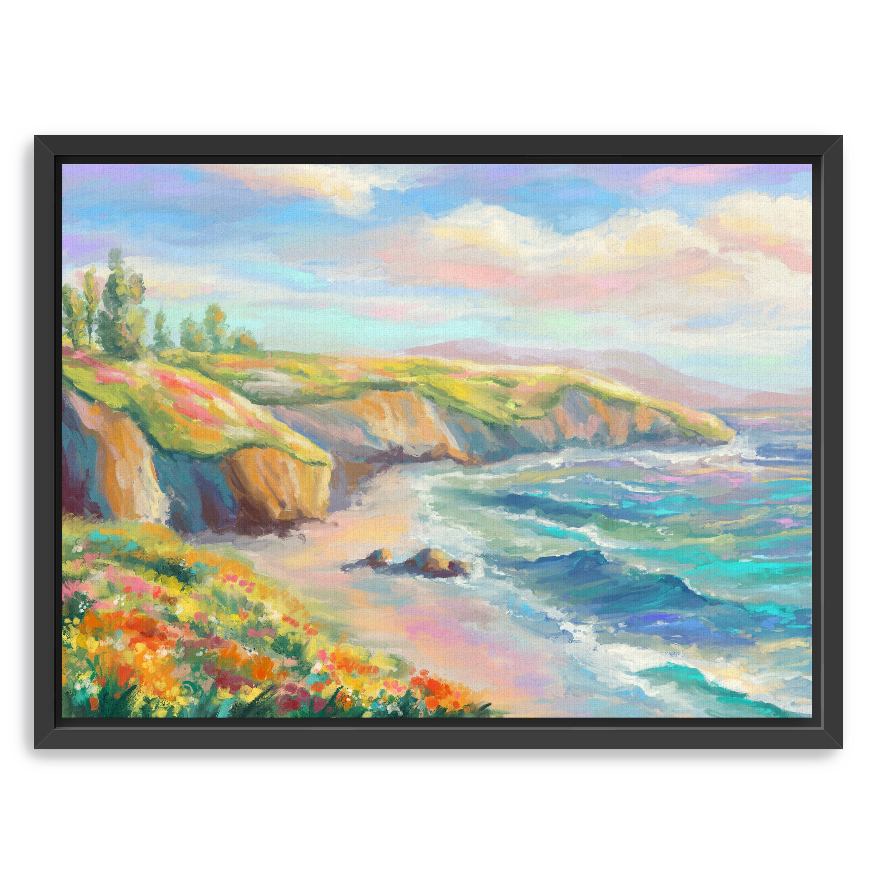 Breathtaking Coastal Canvas Giclee