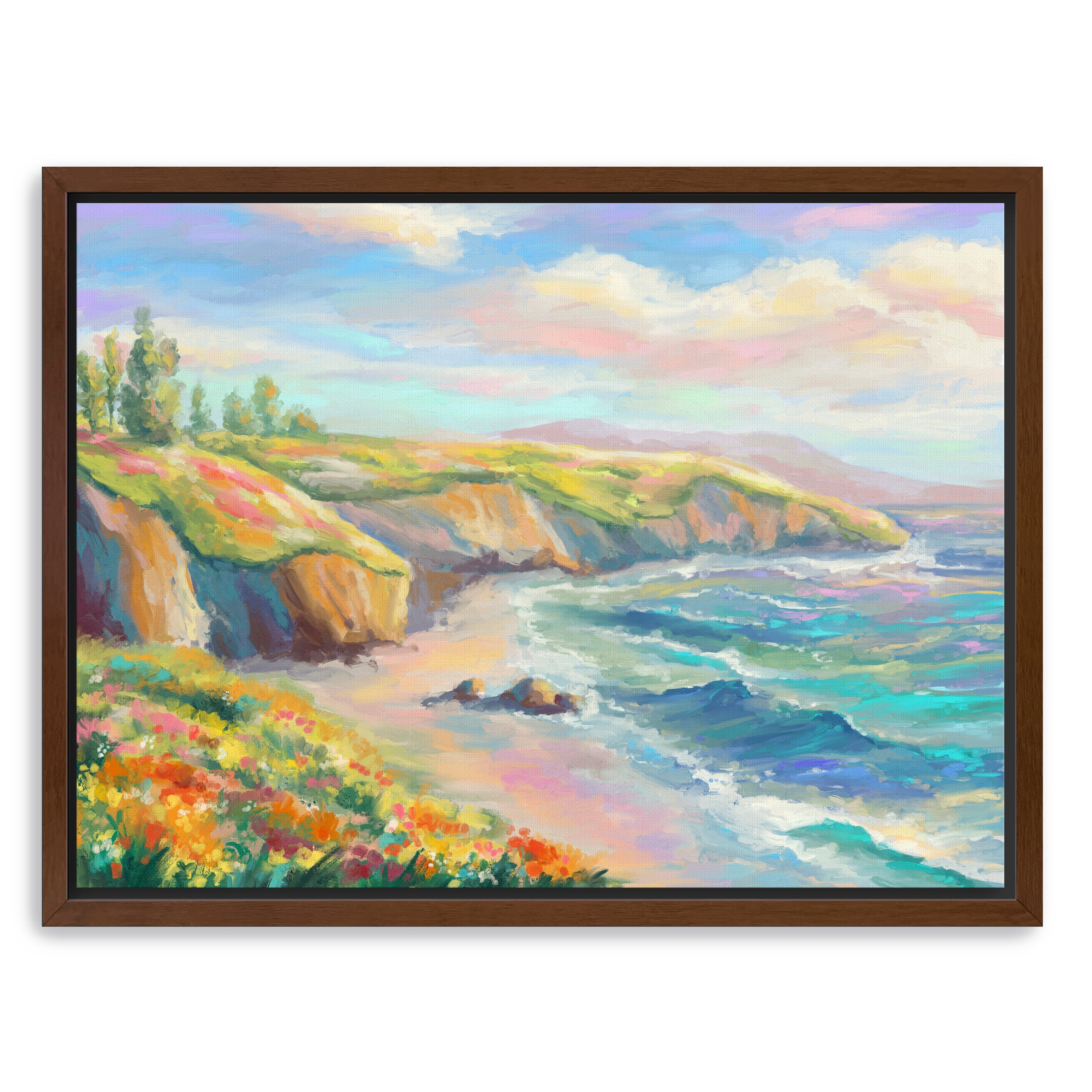 Breathtaking Coastal Canvas Giclee