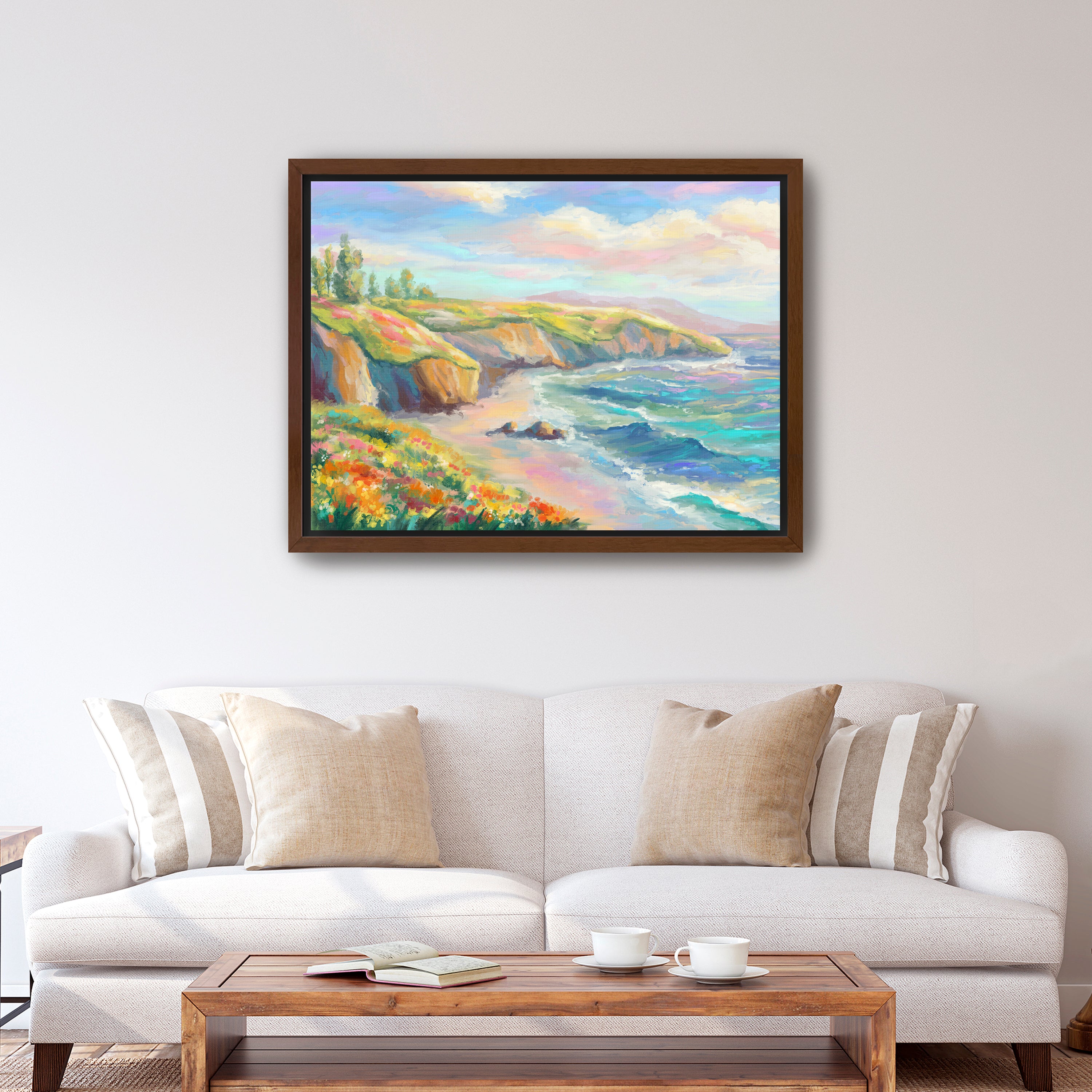 Breathtaking Coastal Canvas Giclee