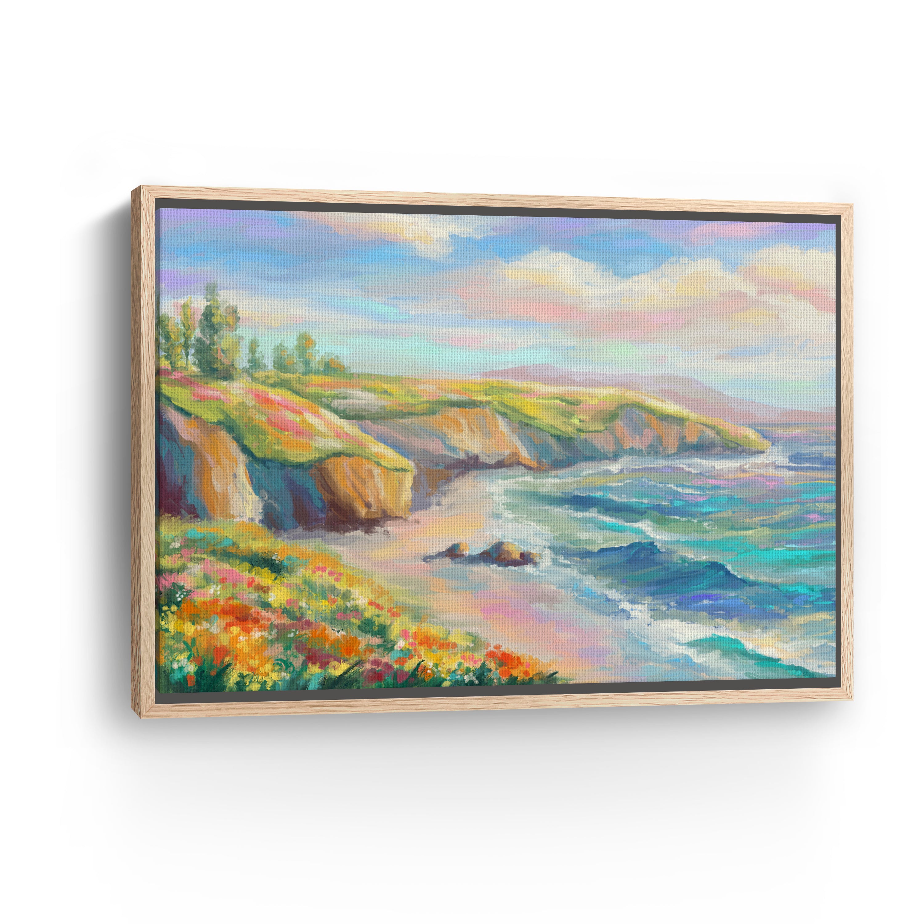 Breathtaking Coastal Canvas Giclee