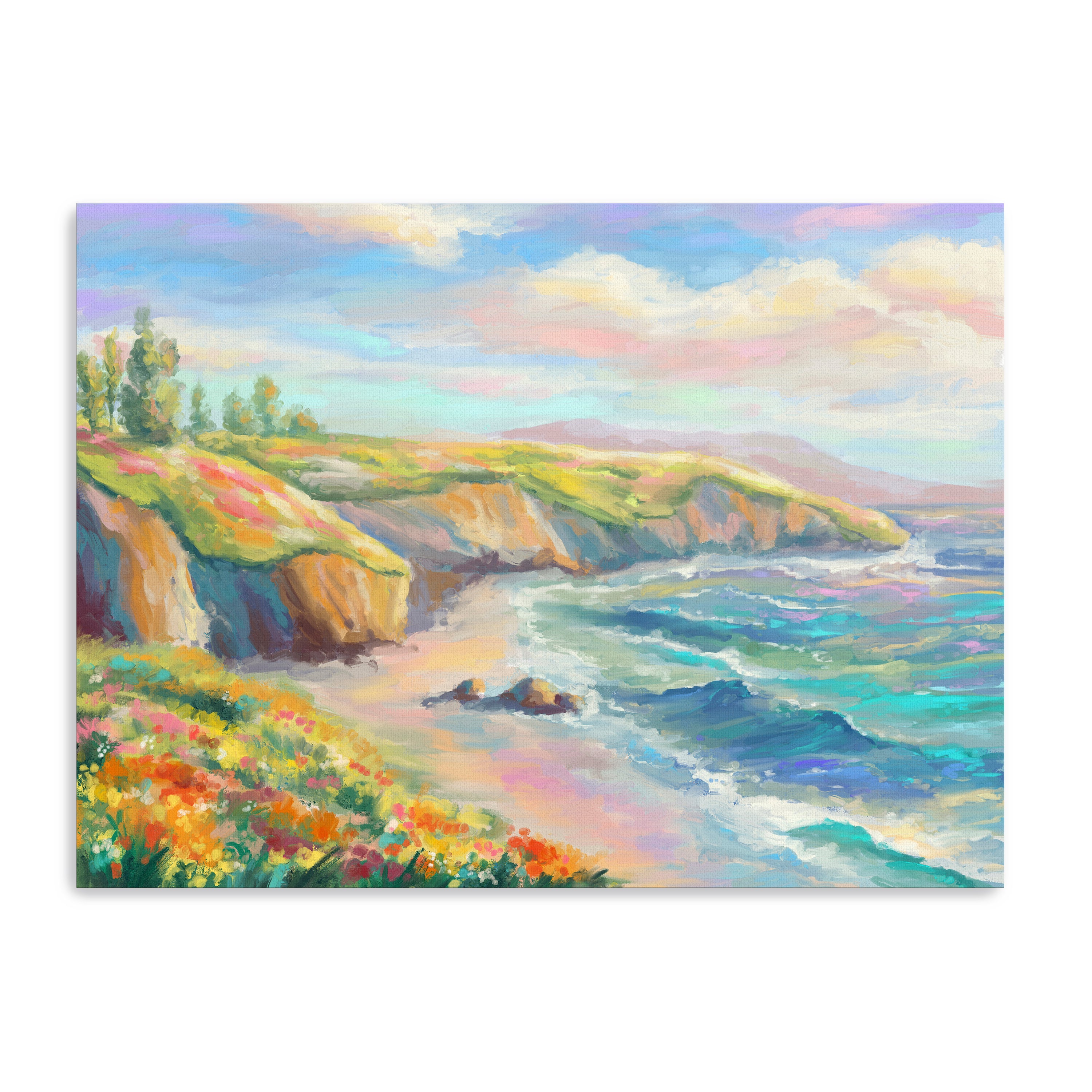 Breathtaking Coastal Canvas Giclee