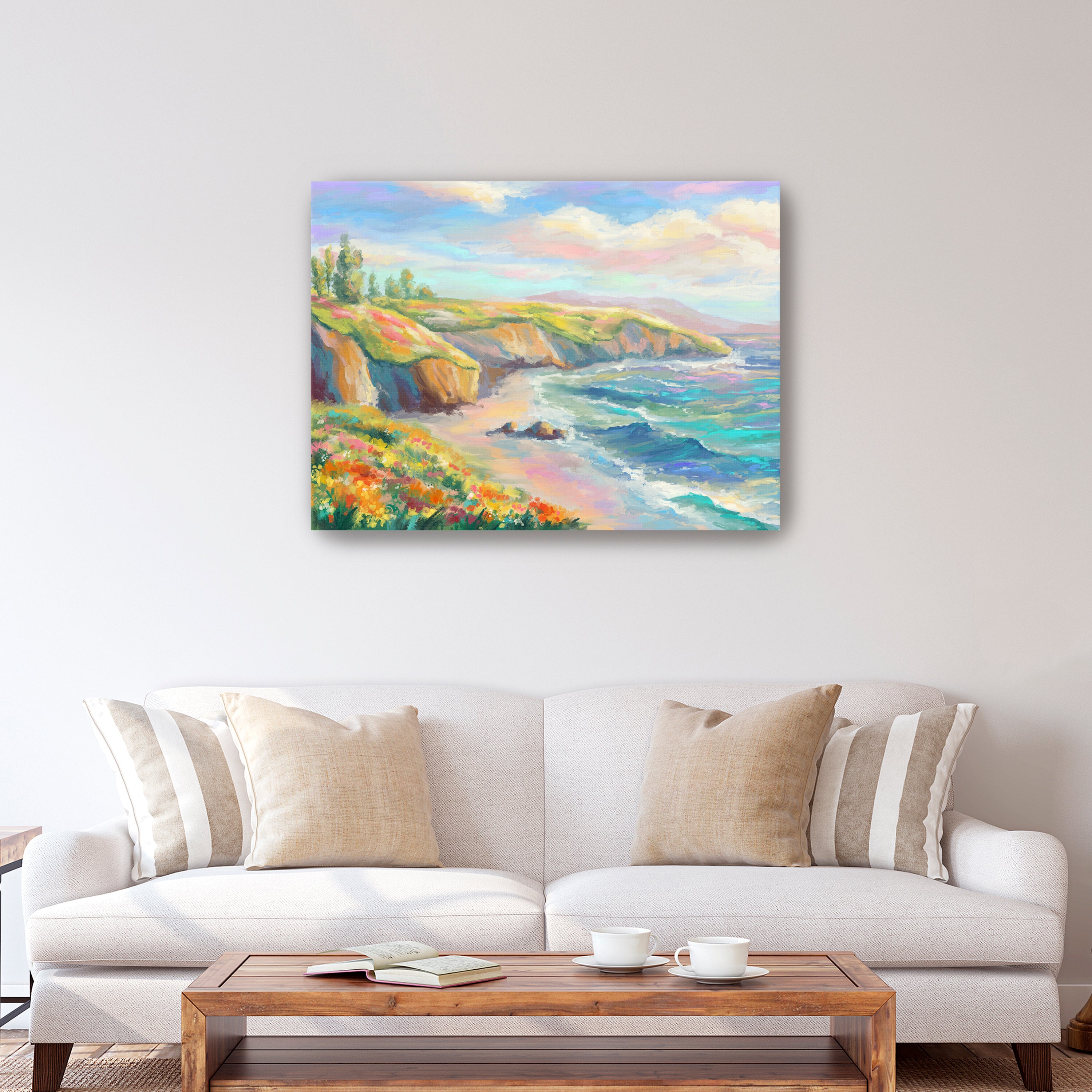 Breathtaking Coastal Canvas Giclee