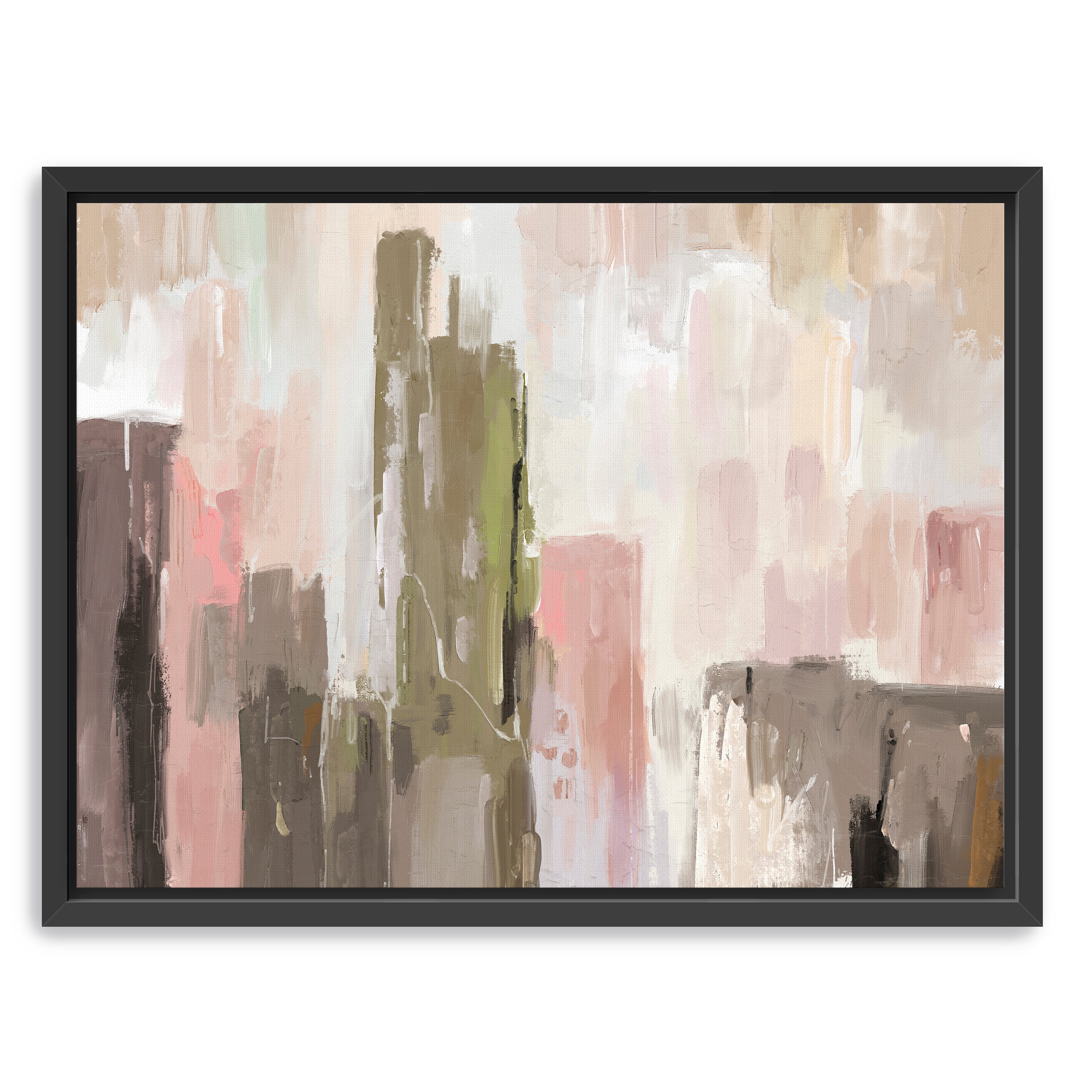 Rainy City Canvas Giclee