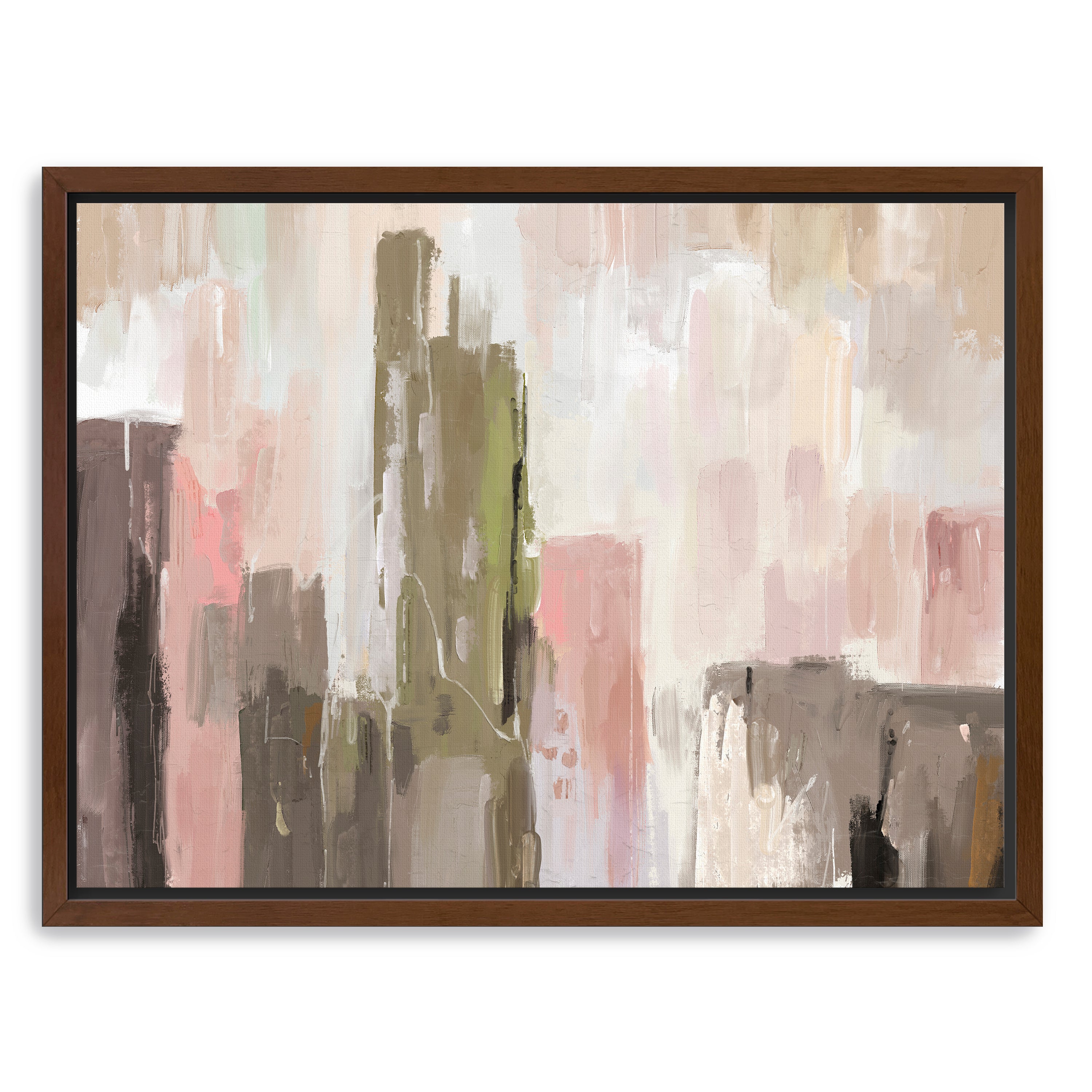 Rainy City Canvas Giclee