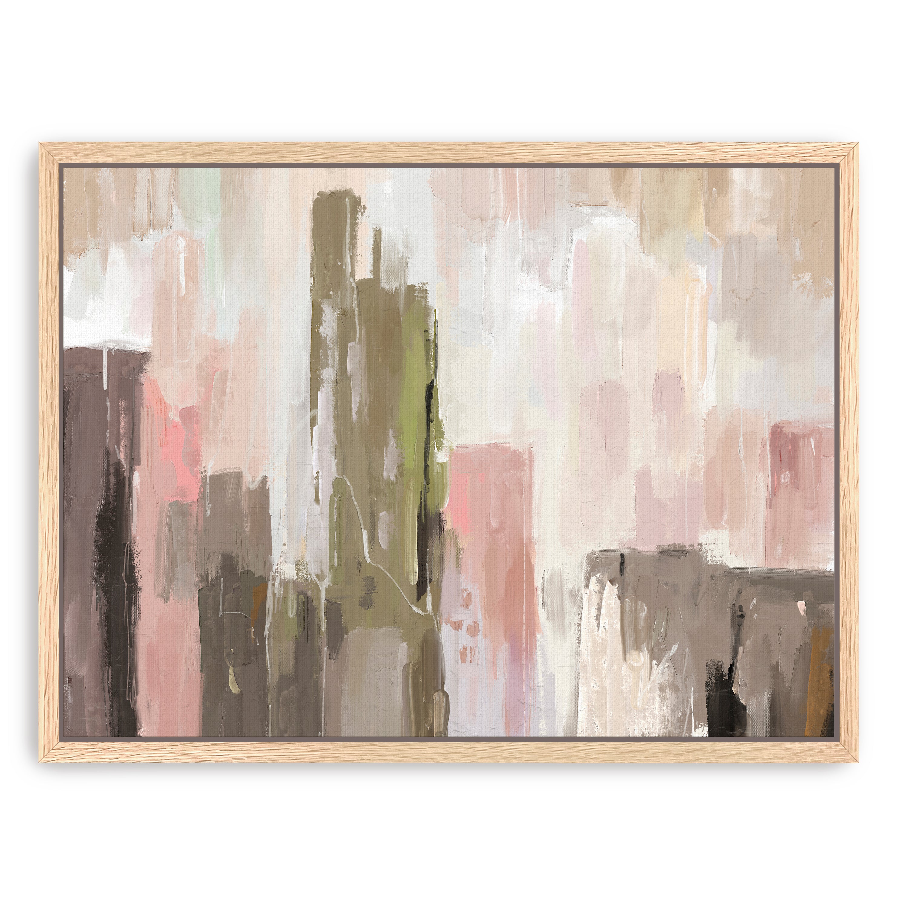 Rainy City Canvas Giclee