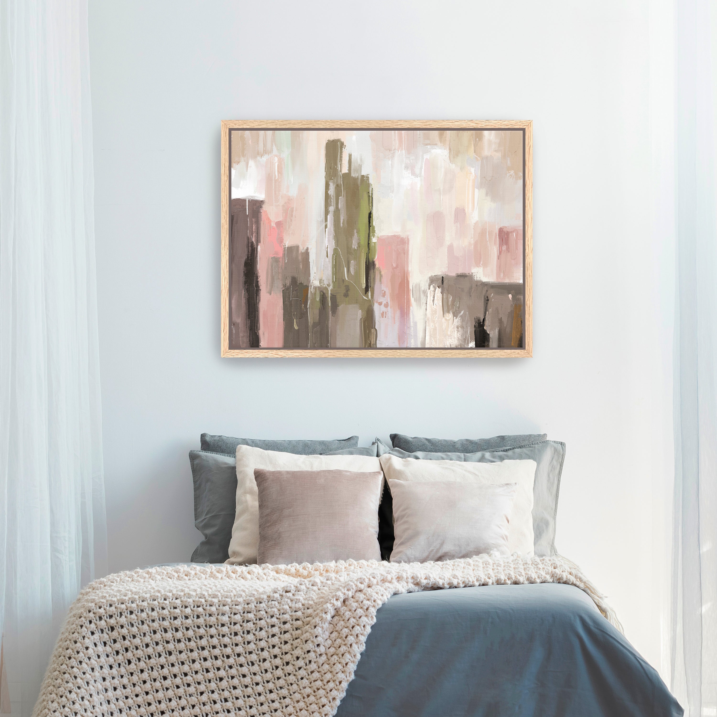 Rainy City Canvas Giclee
