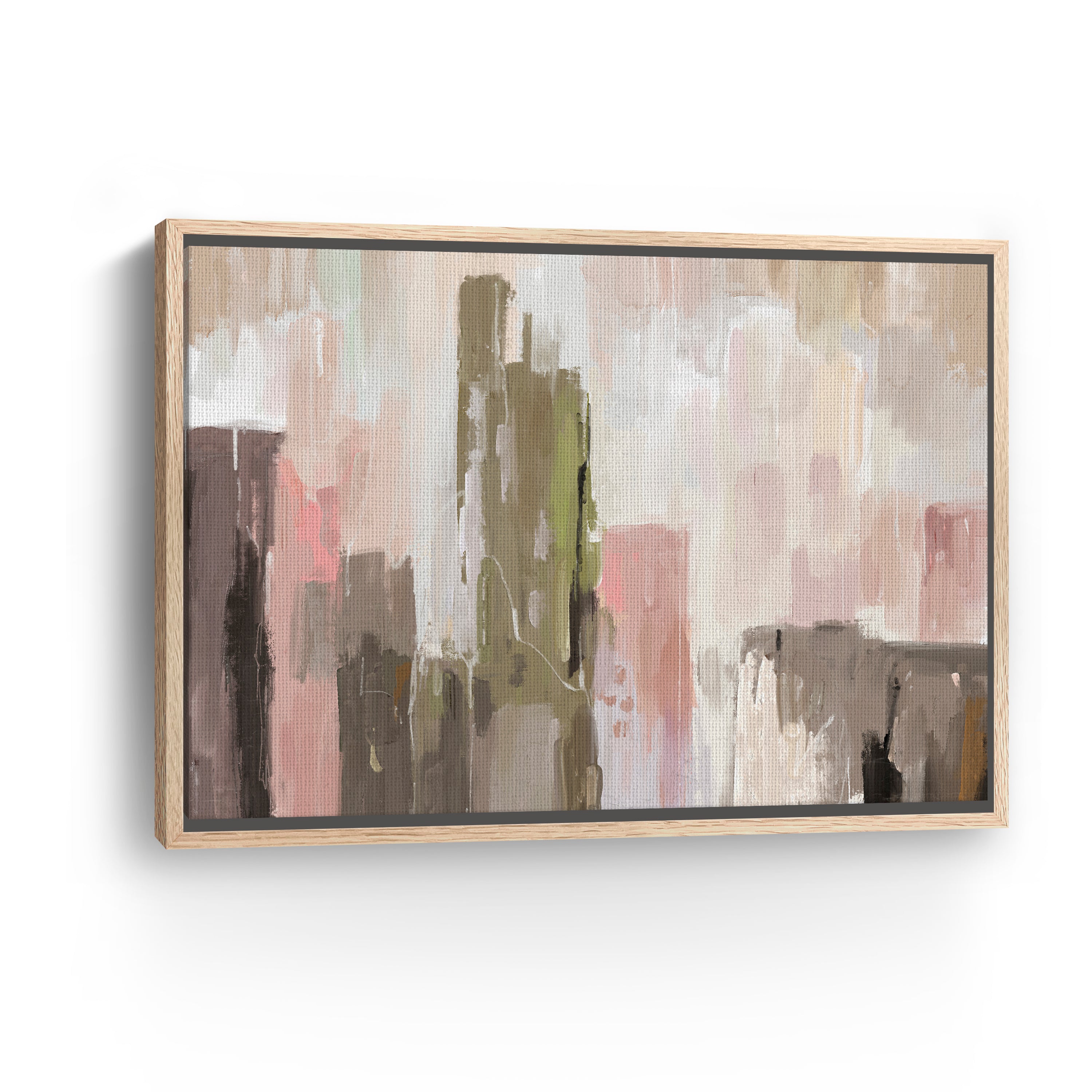 Rainy City Canvas Giclee
