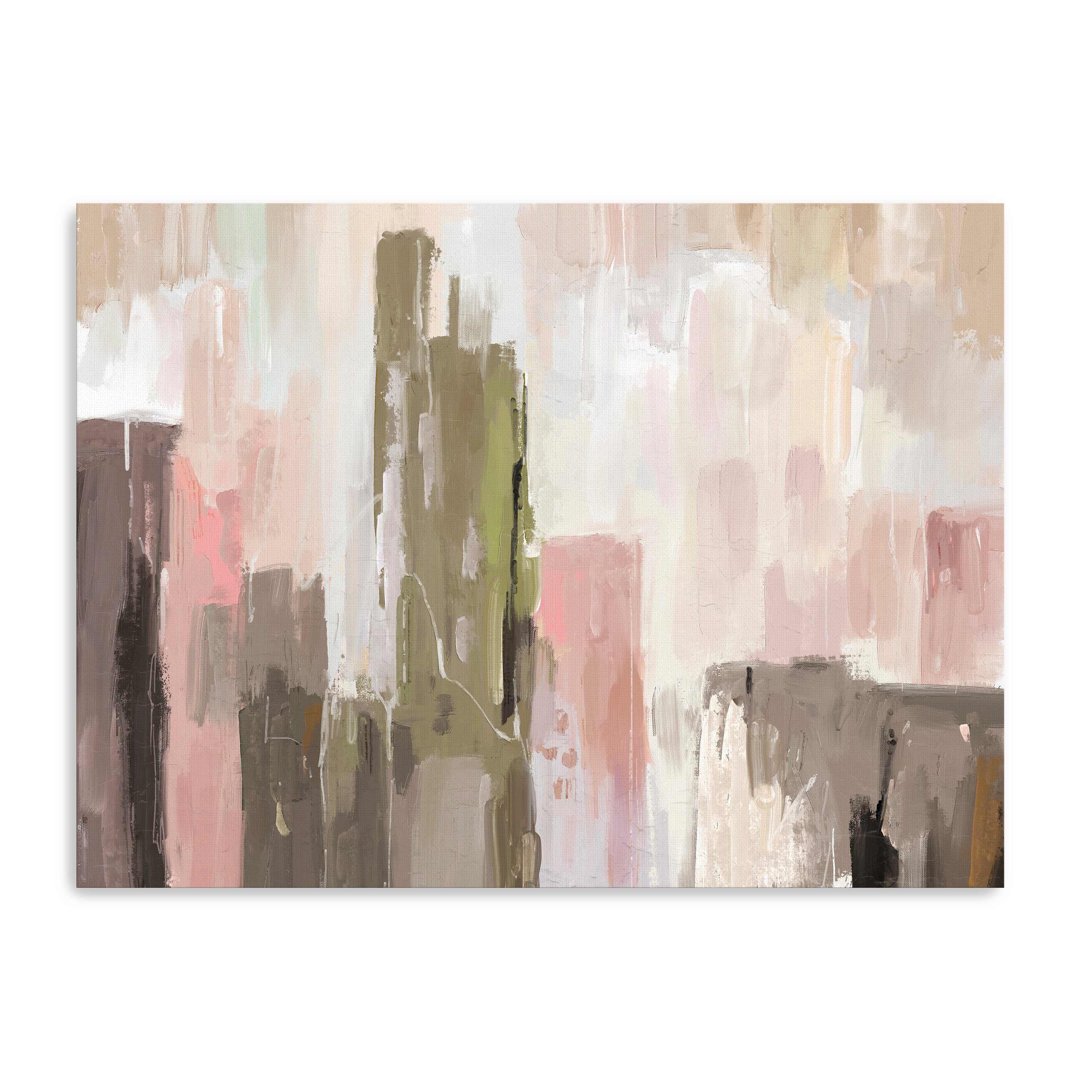 Rainy City Canvas Giclee