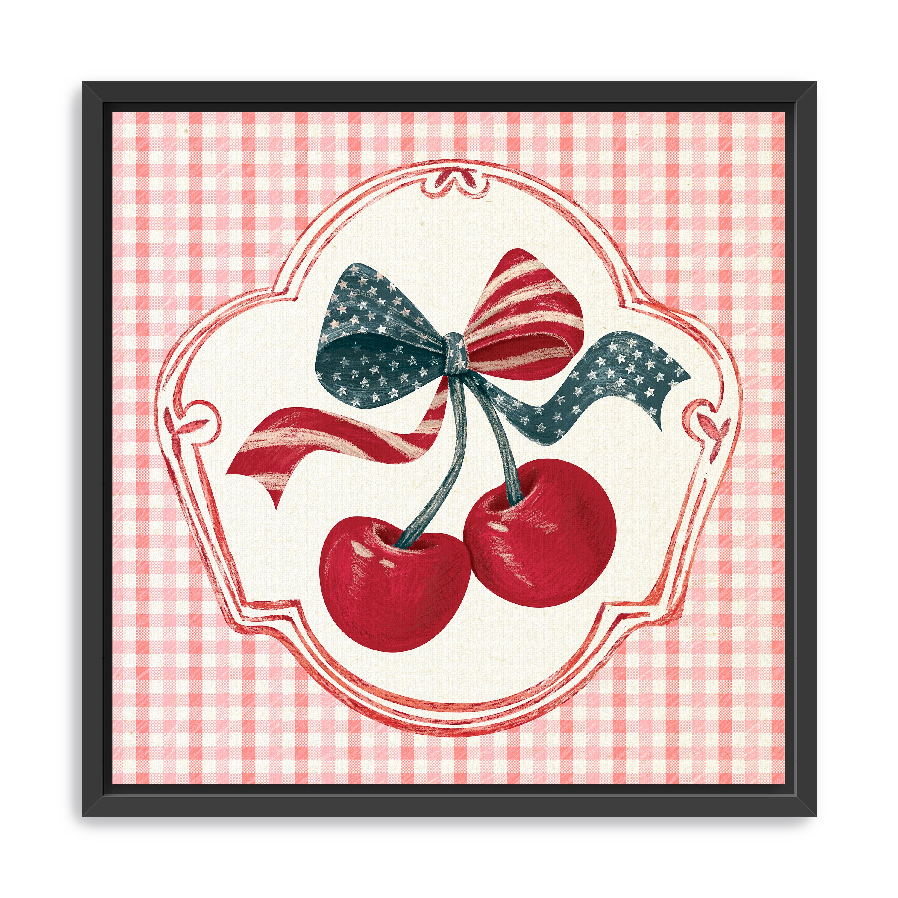 American Cherry Canvas Giclee