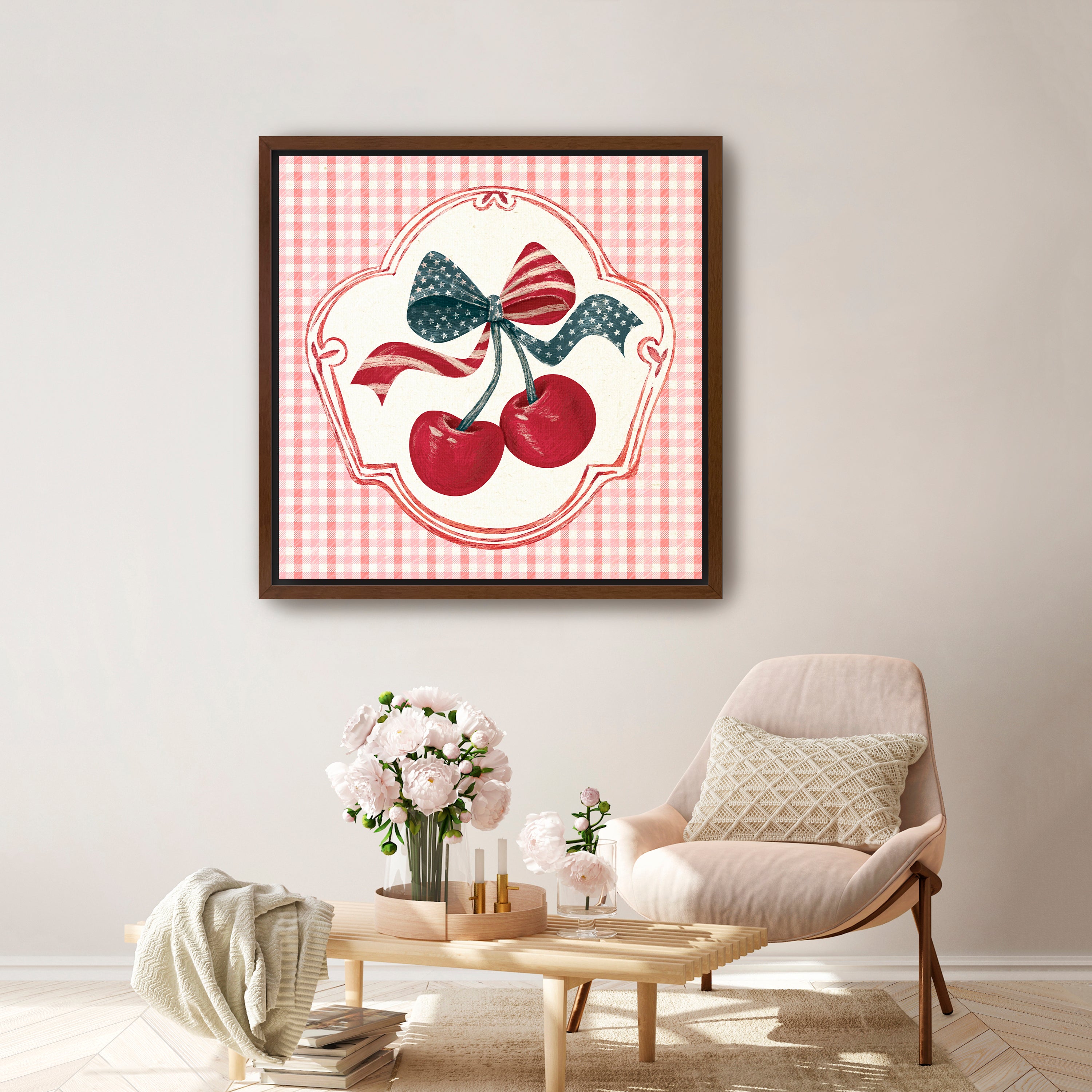 American Cherry Canvas Giclee