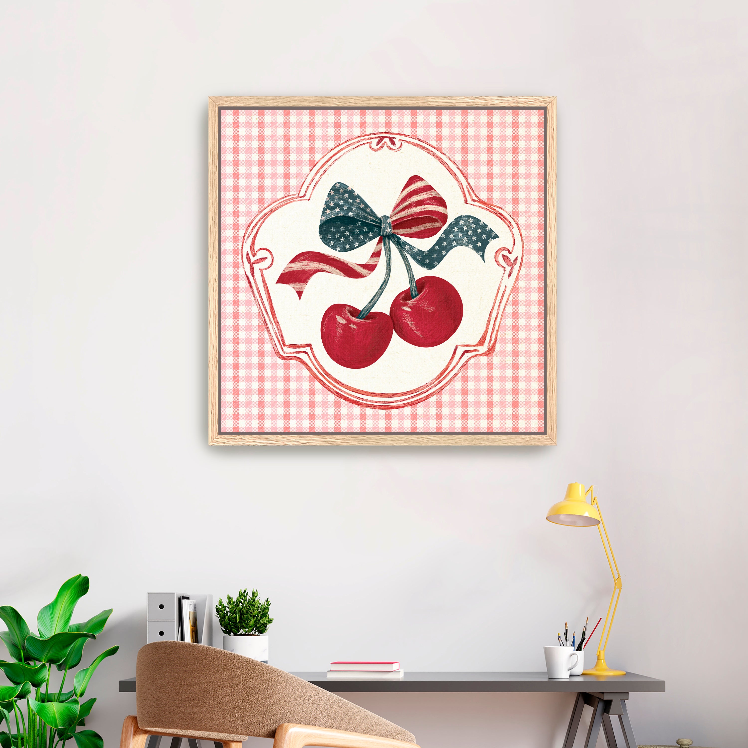 American Cherry Canvas Giclee