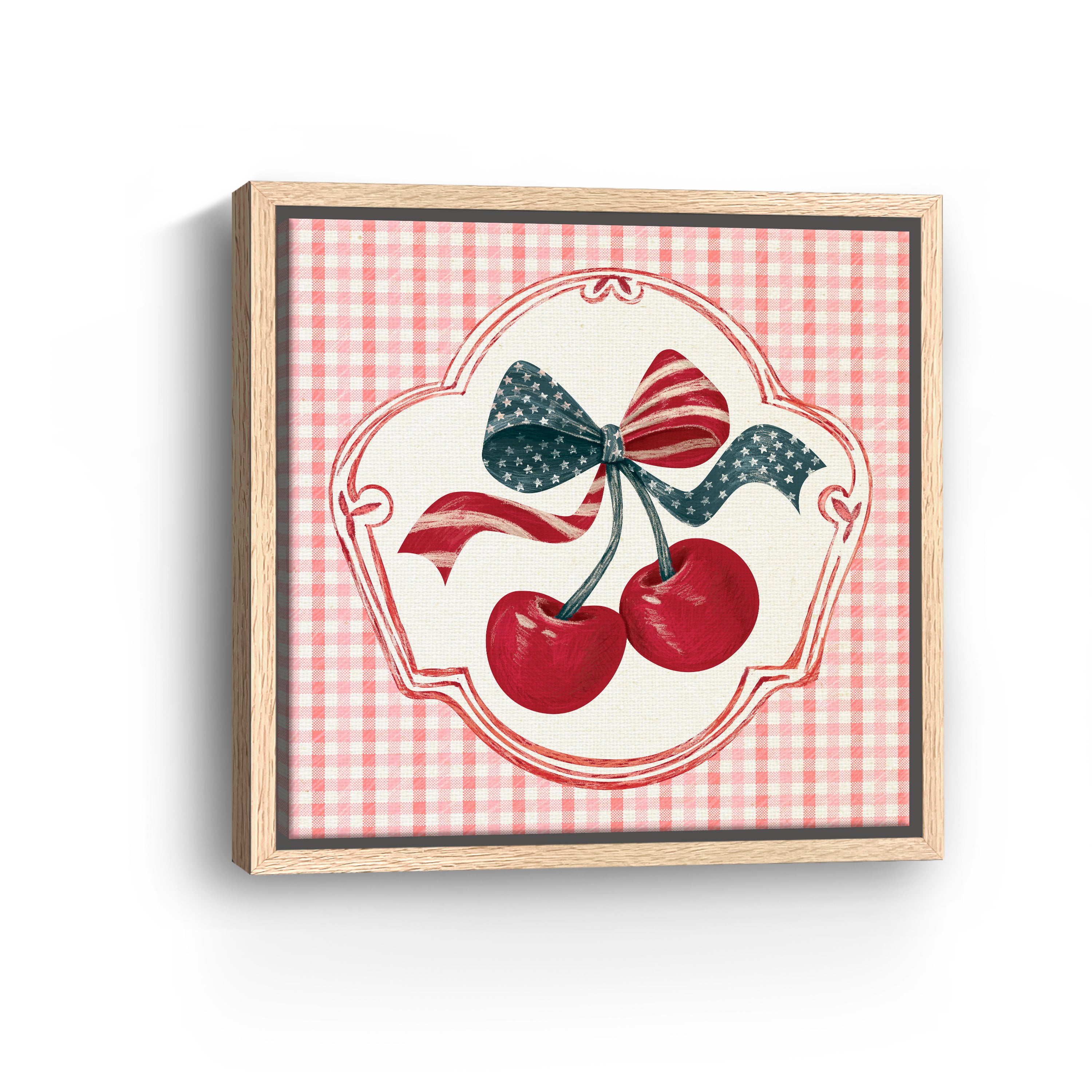 American Cherry Canvas Giclee