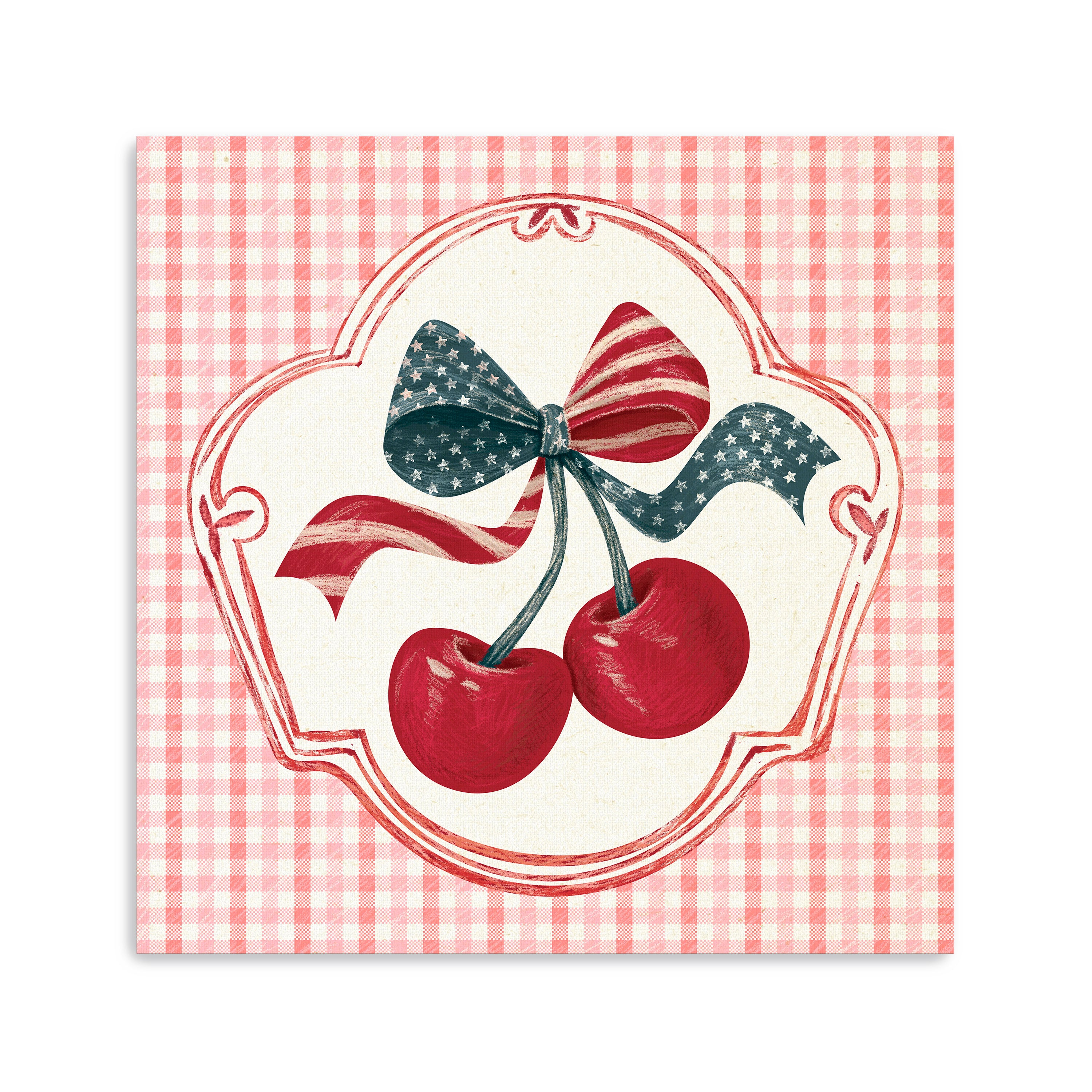 American Cherry Canvas Giclee