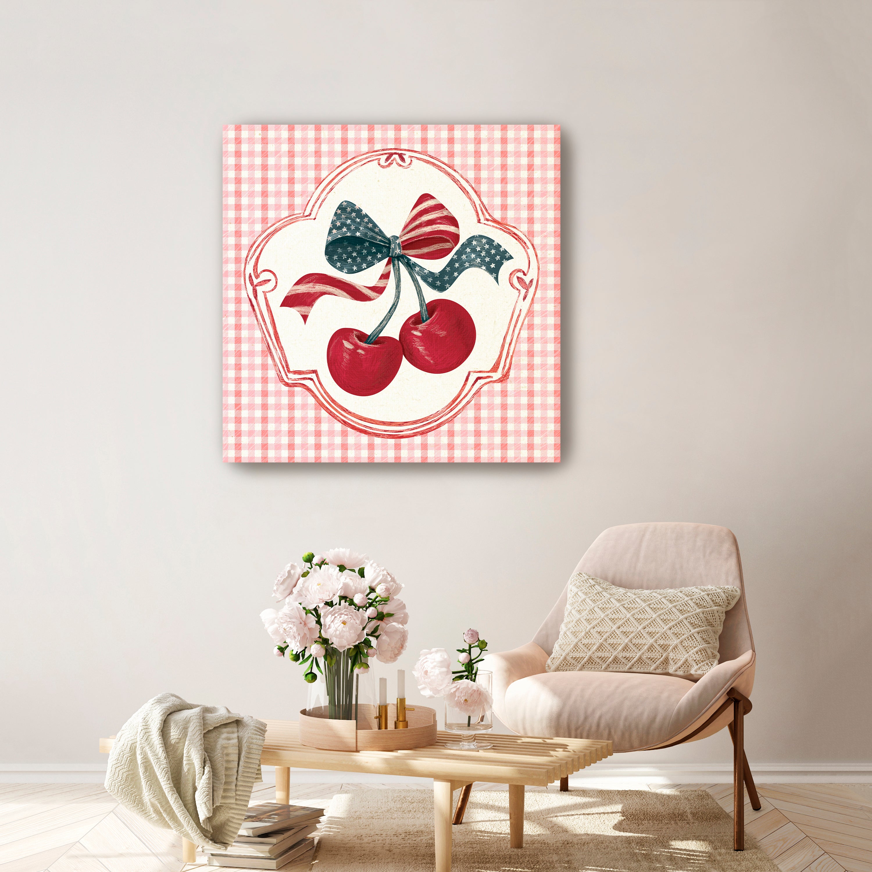 American Cherry Canvas Giclee