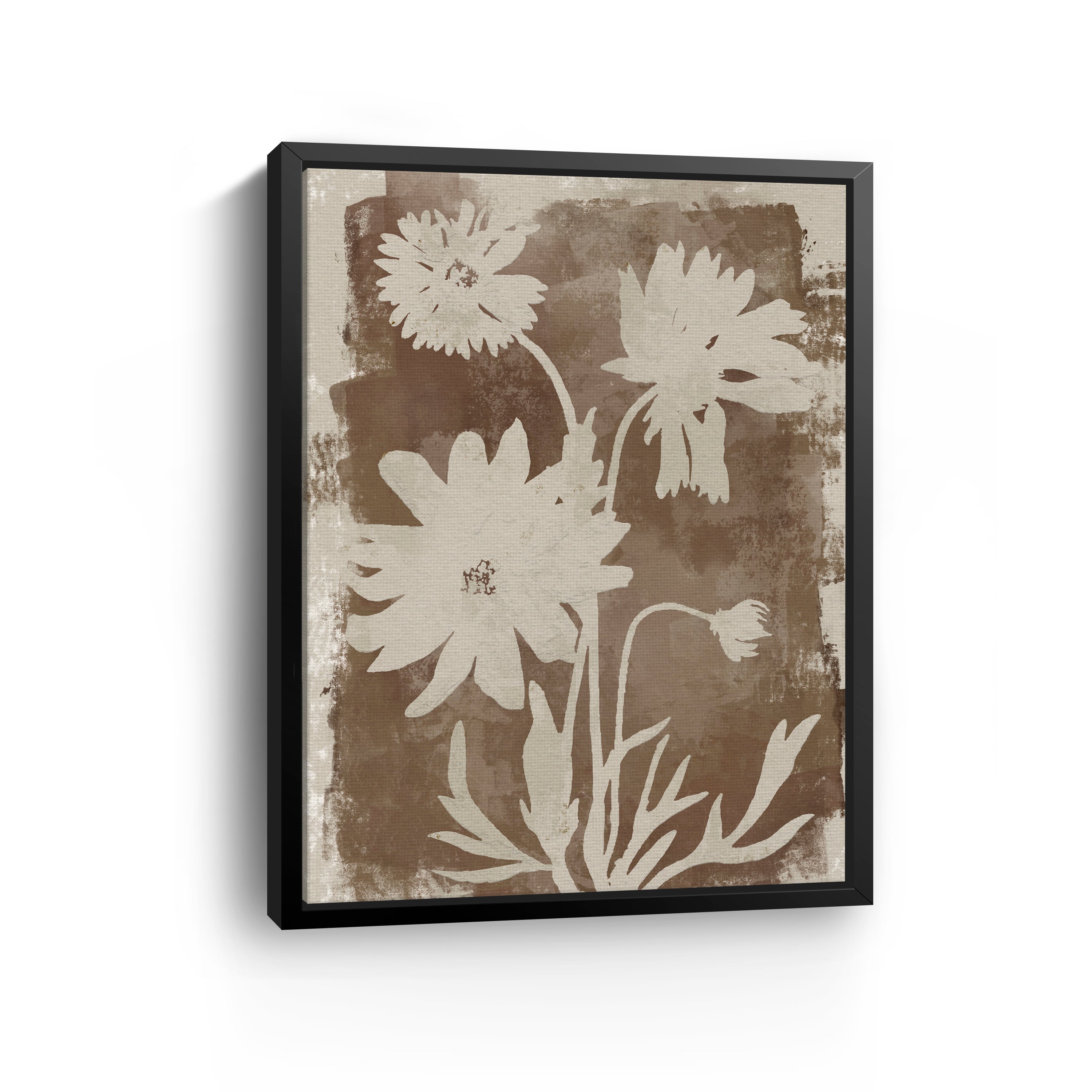 Quartz Flowers Canvas Giclee