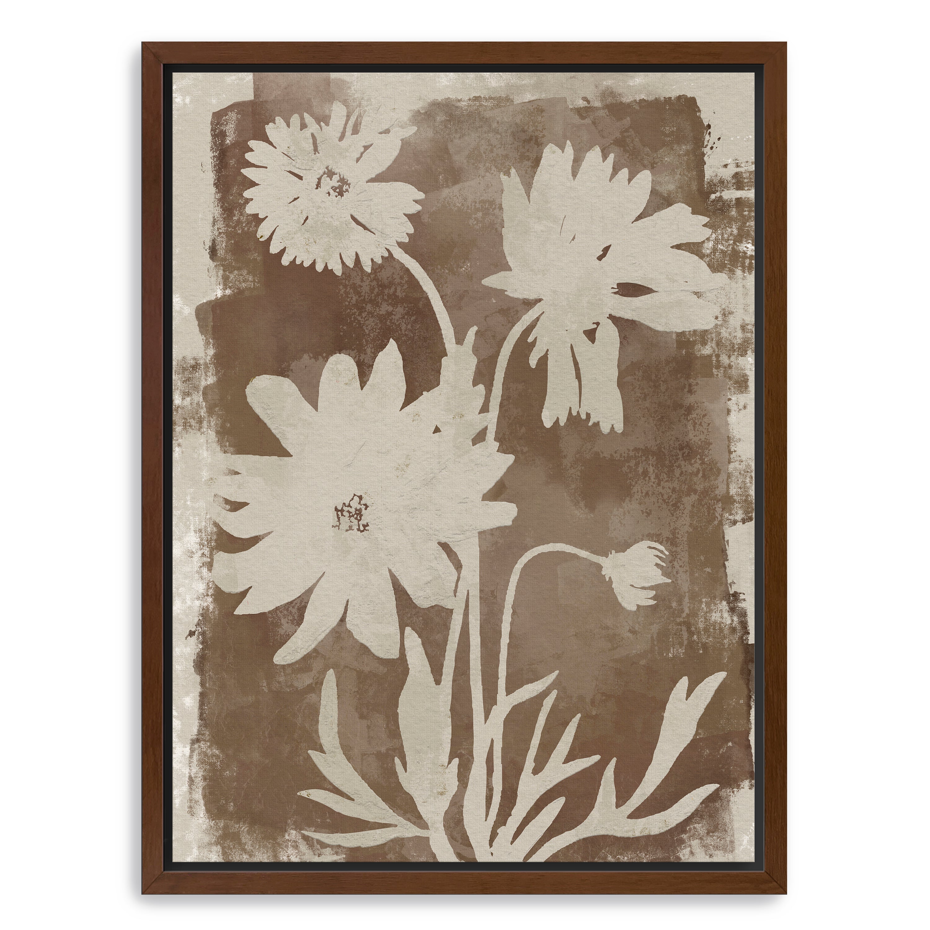 Quartz Flowers Canvas Giclee