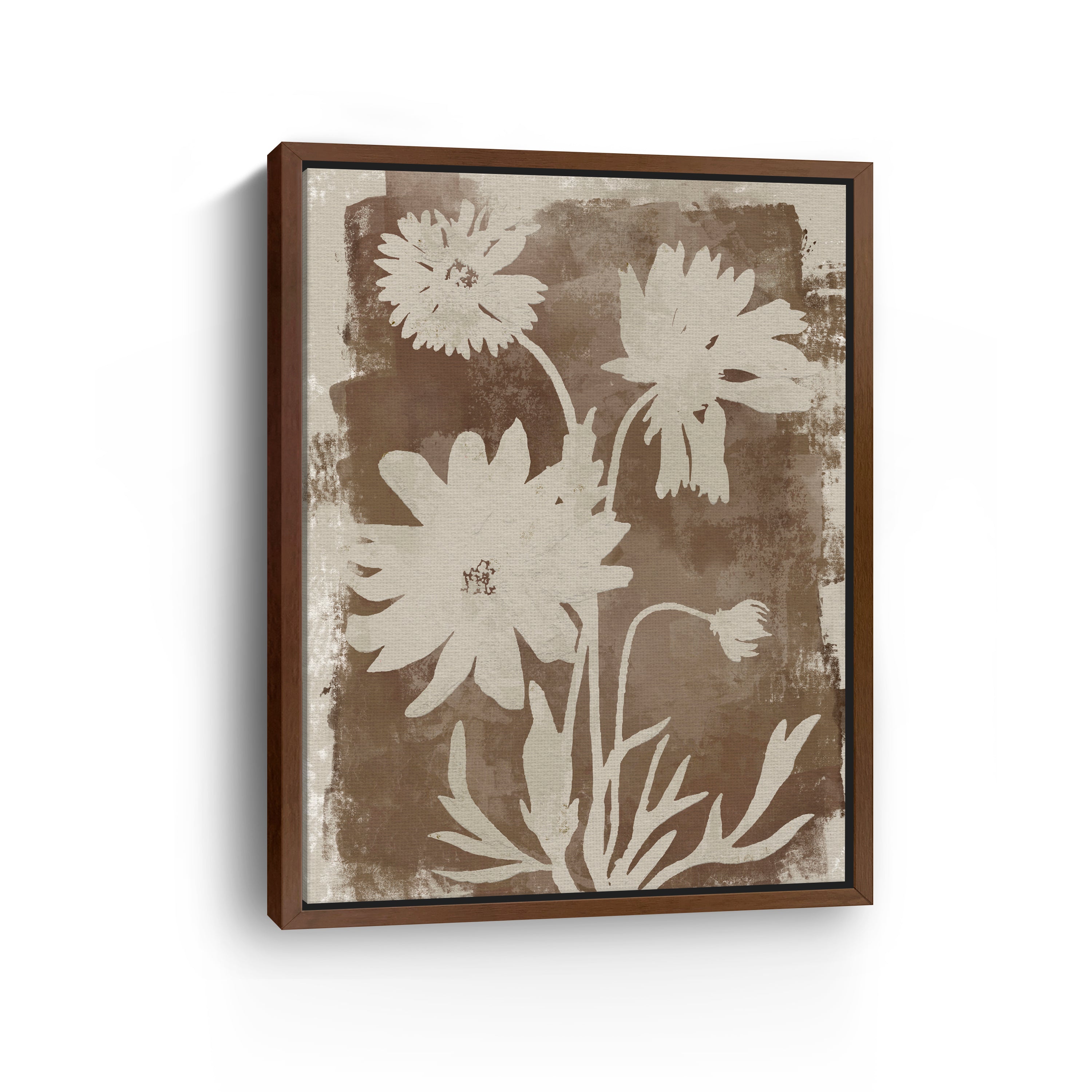 Quartz Flowers Canvas Giclee