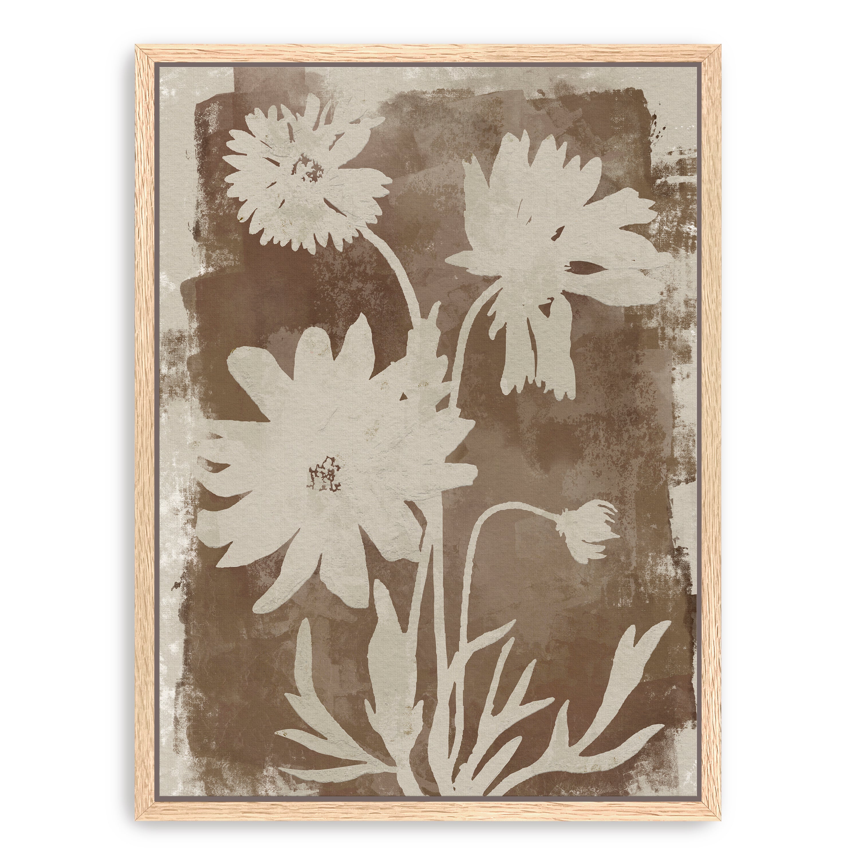 Quartz Flowers Canvas Giclee