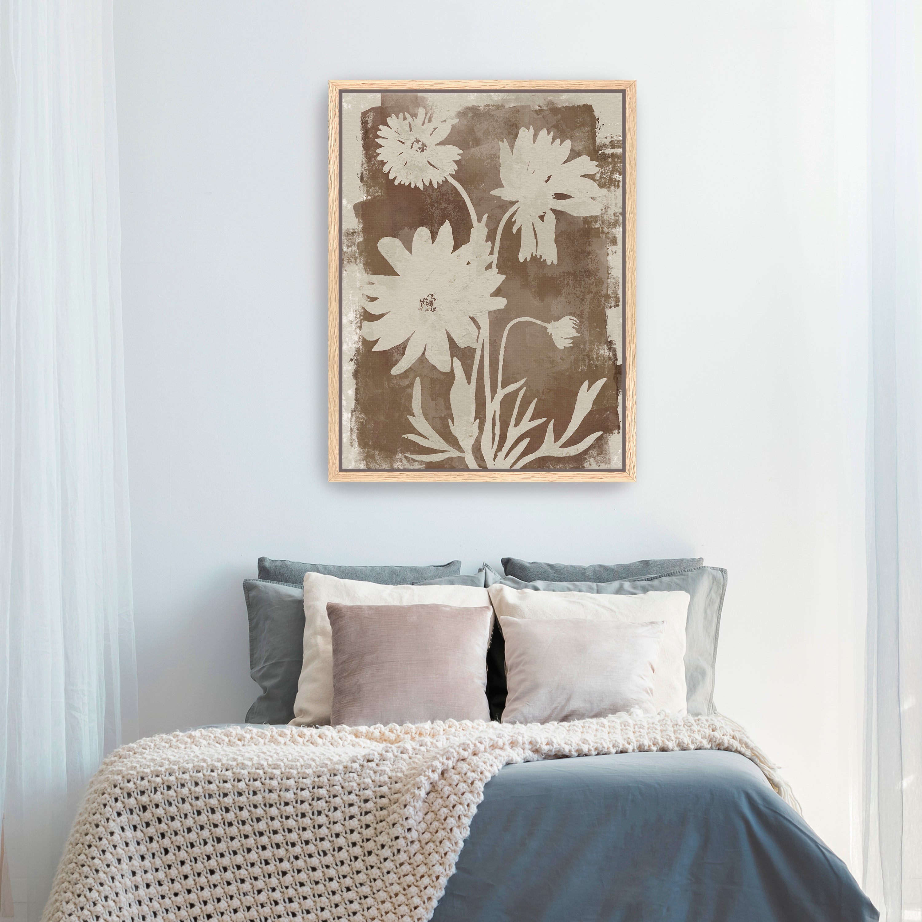 Quartz Flowers Canvas Giclee