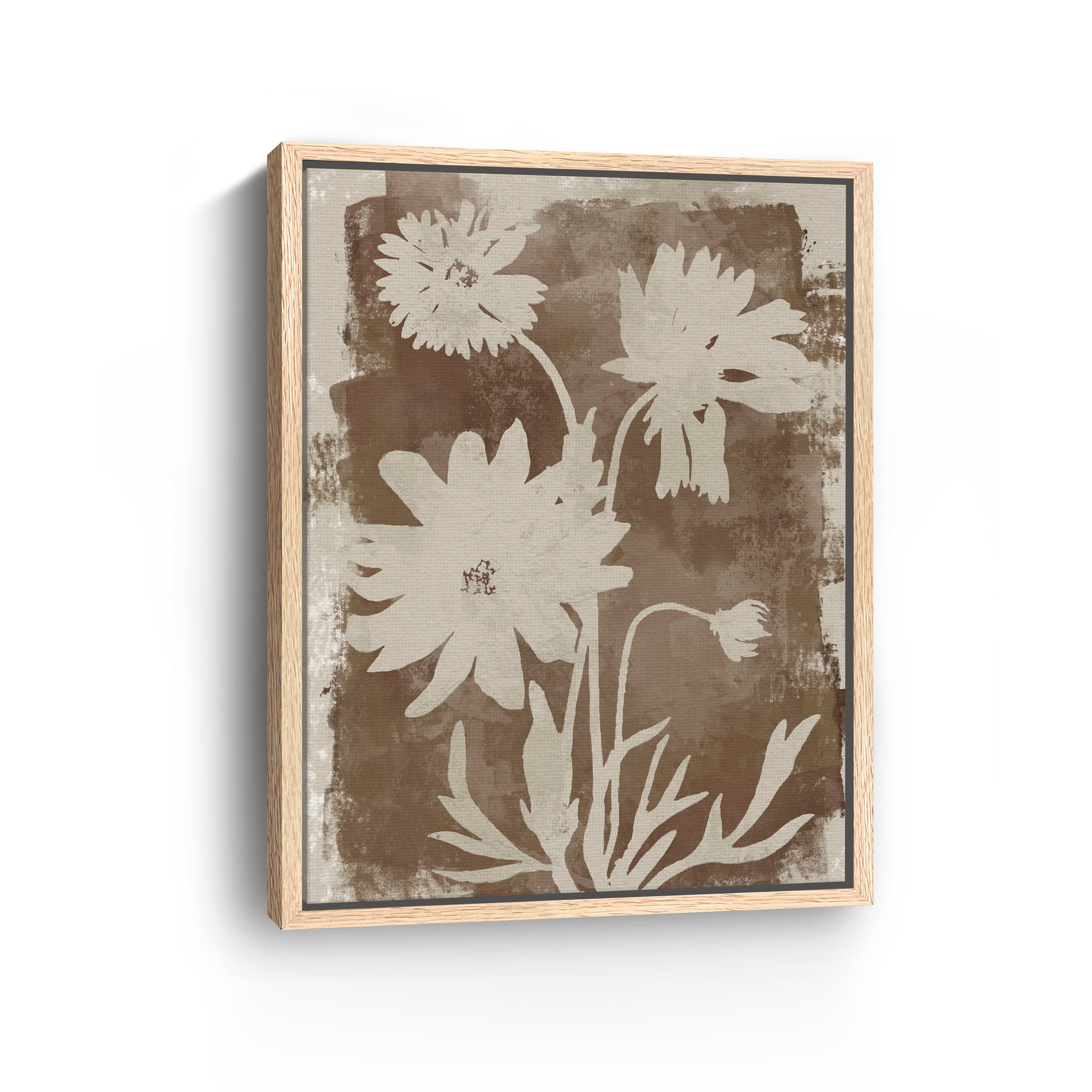 Quartz Flowers Canvas Giclee