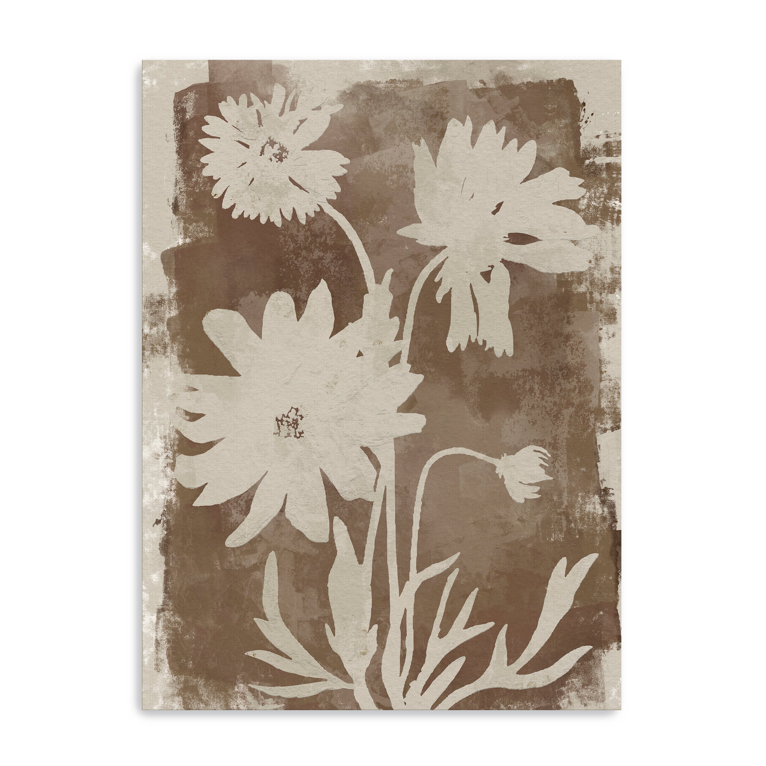 Quartz Flowers Canvas Giclee