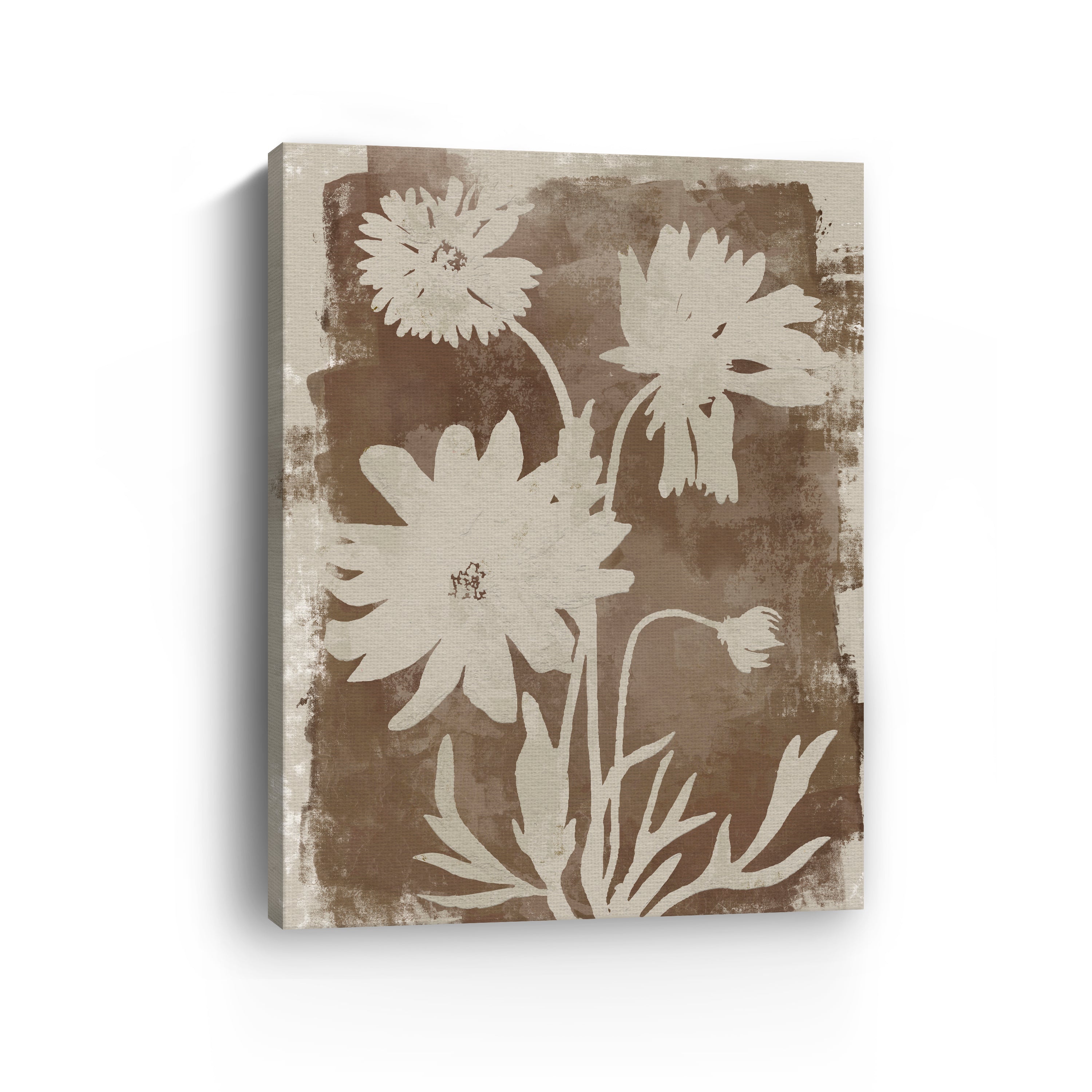Quartz Flowers Canvas Giclee