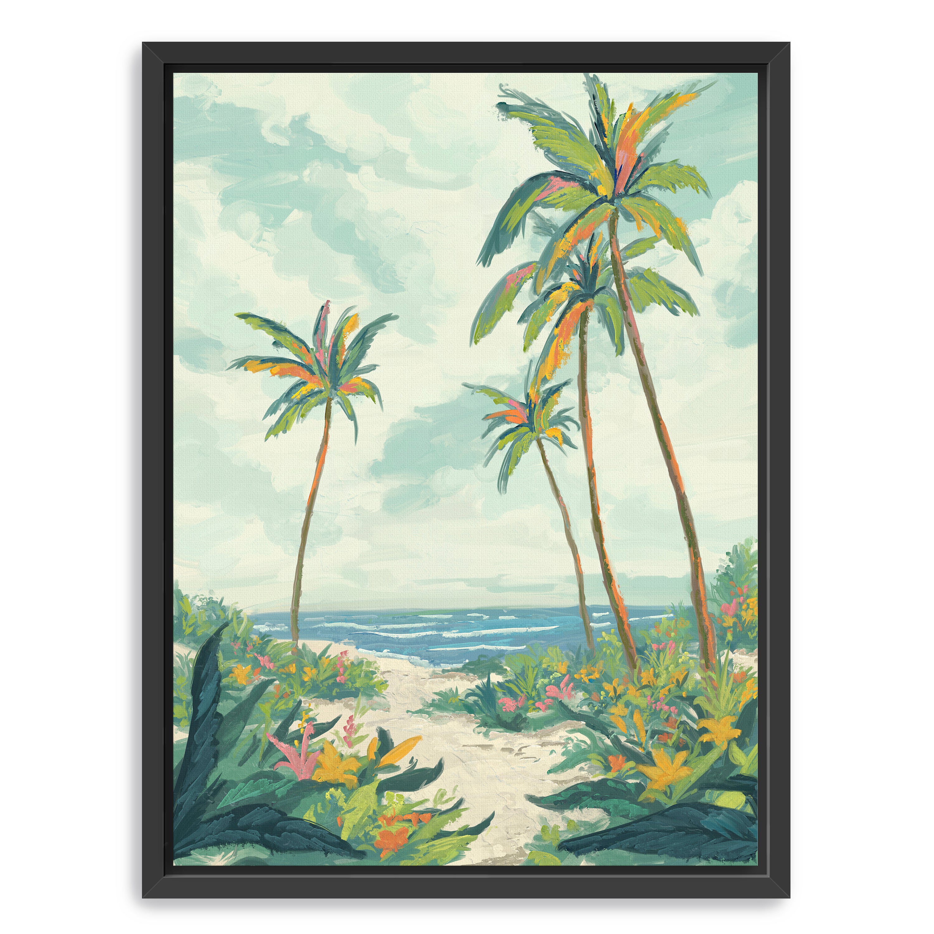 Sea View Canvas Giclee