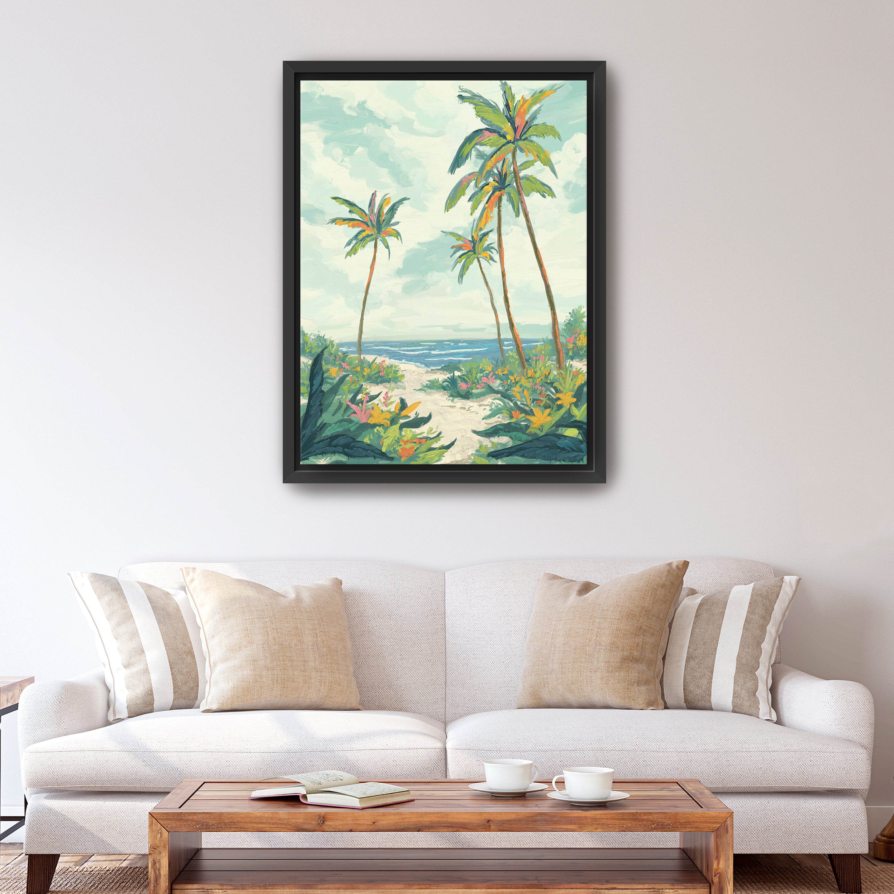 Sea View Canvas Giclee