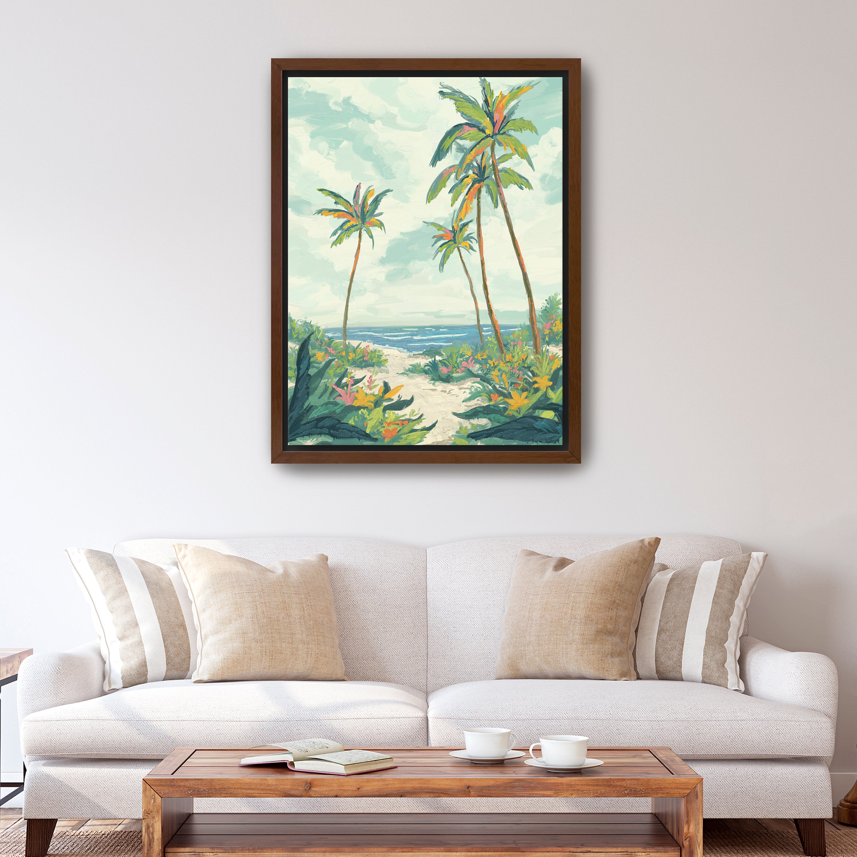 Sea View Canvas Giclee