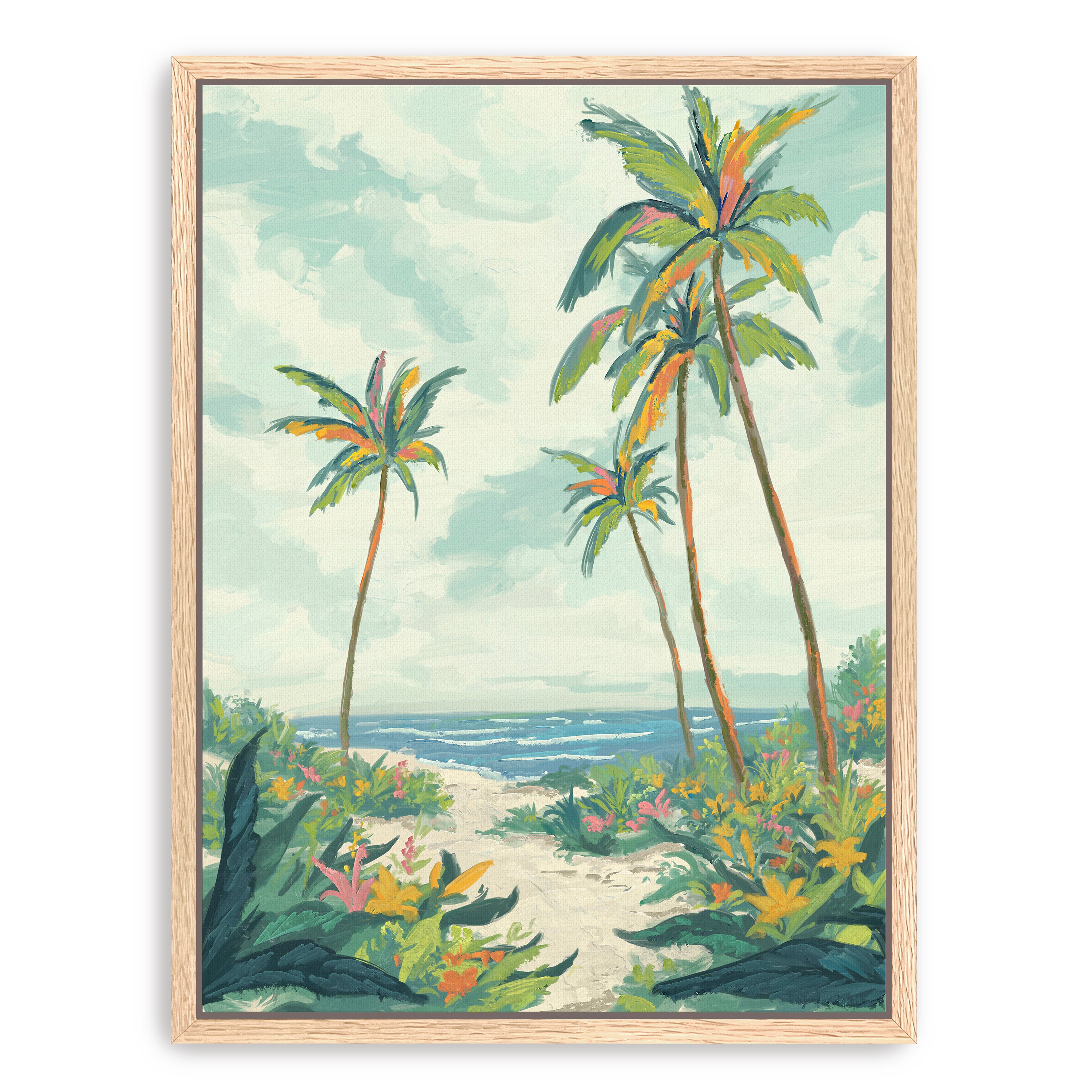 Sea View Canvas Giclee