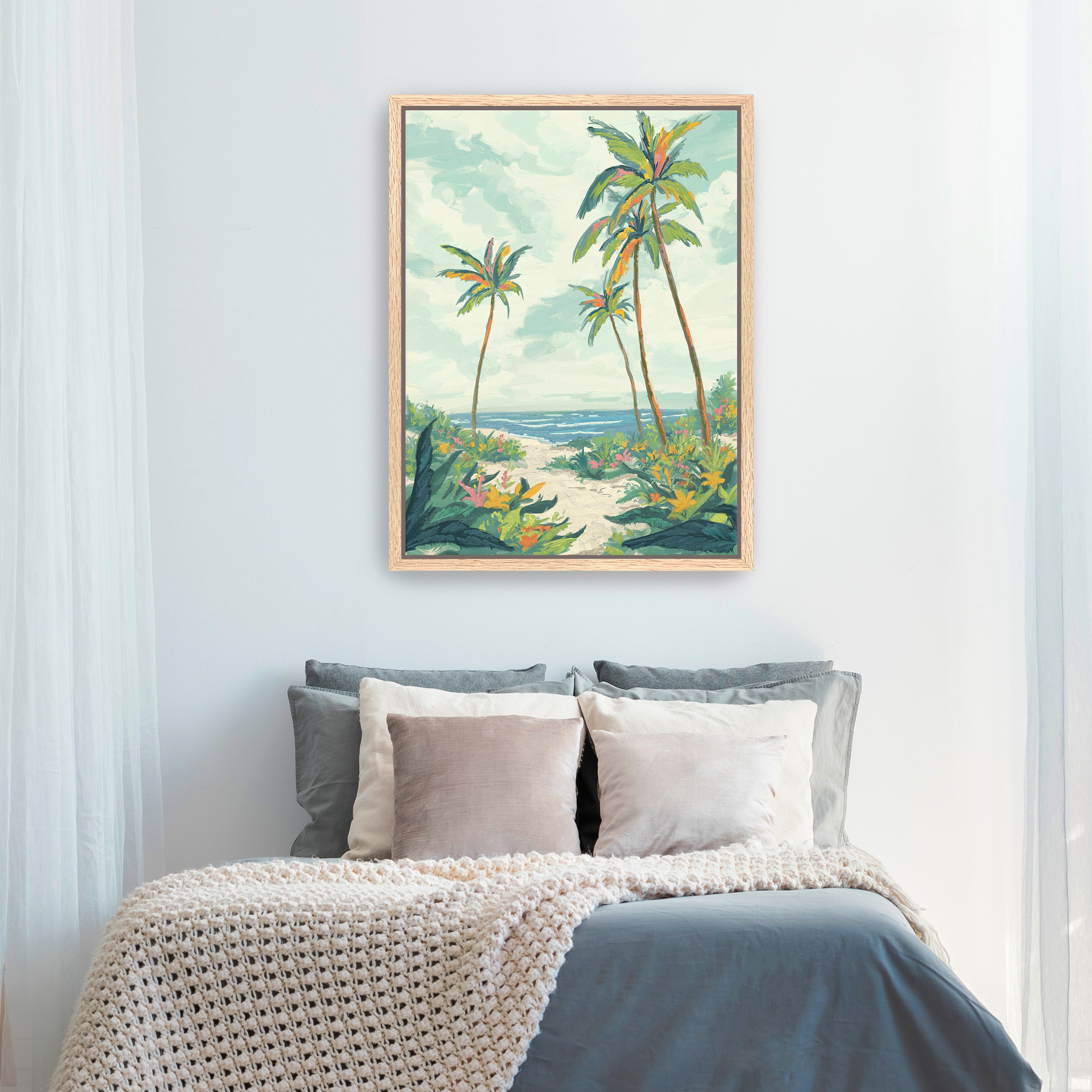 Sea View Canvas Giclee