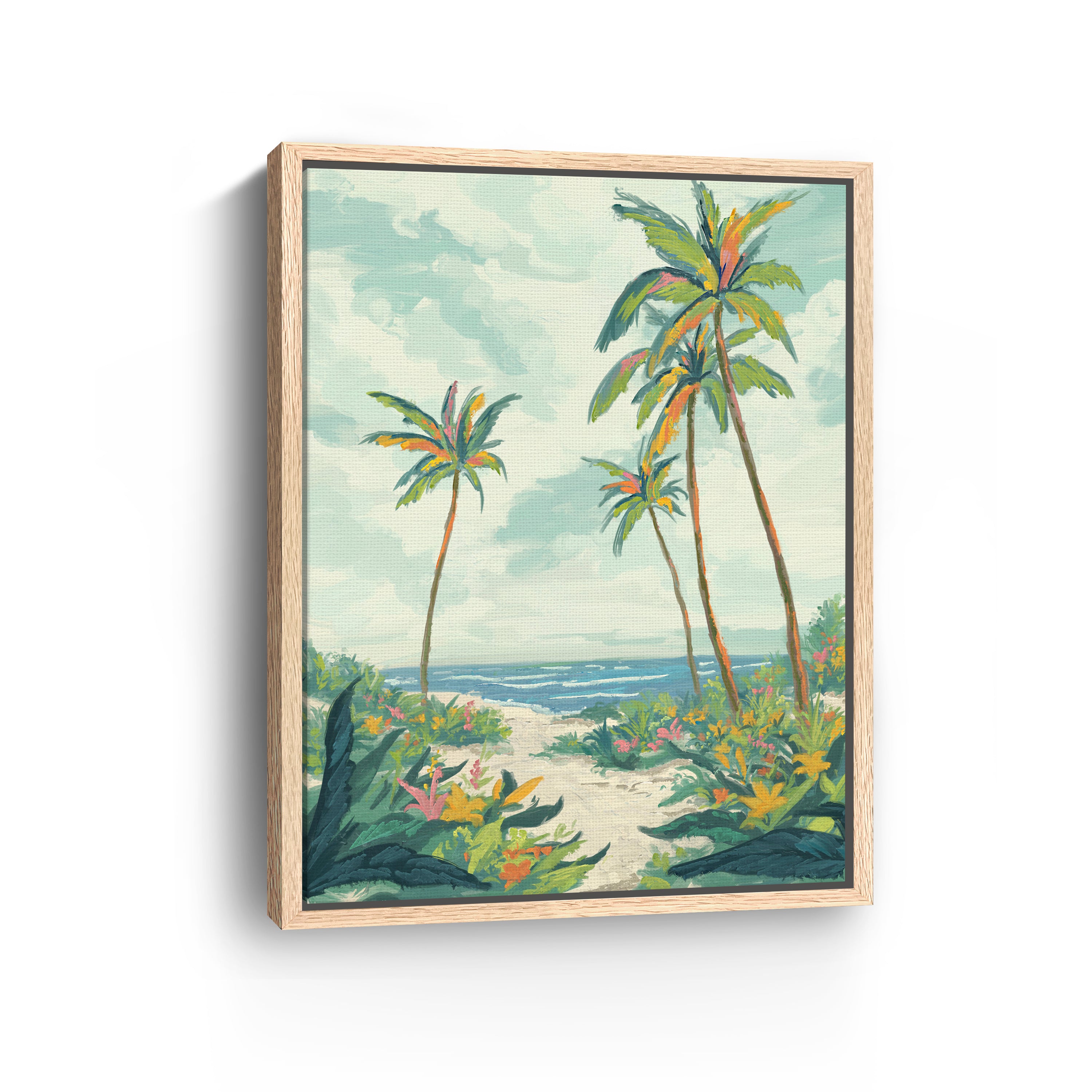 Sea View Canvas Giclee
