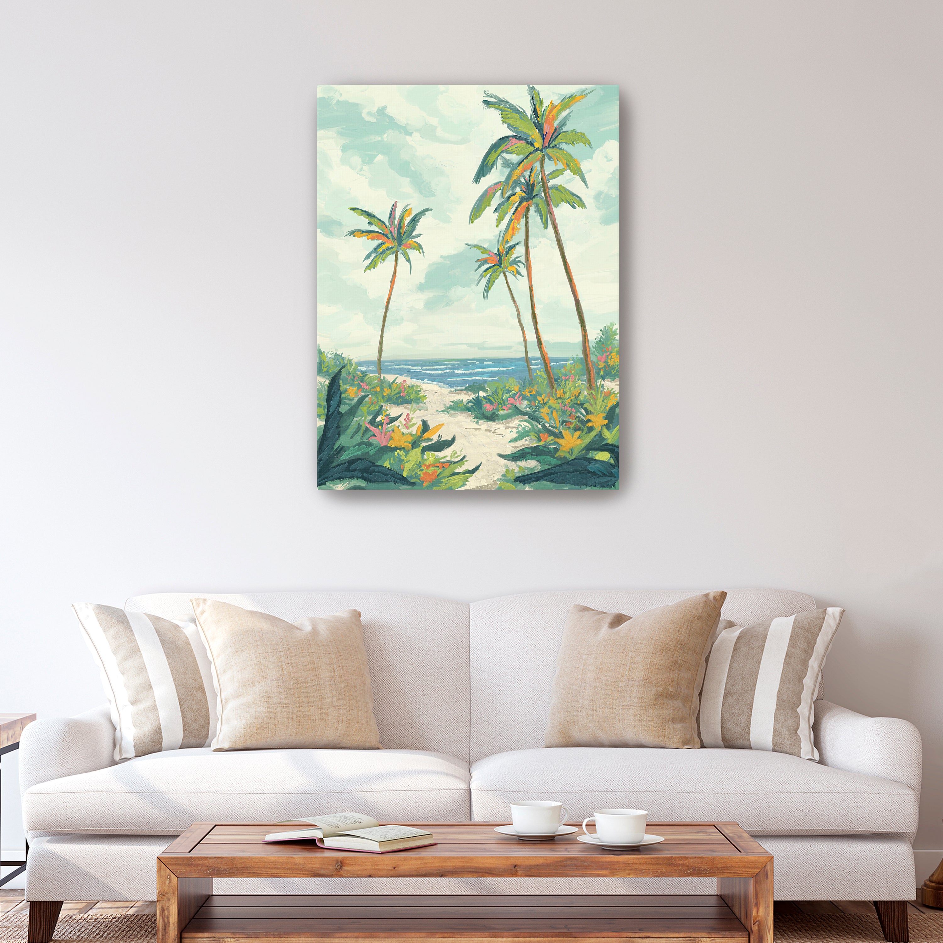 Sea View Canvas Giclee
