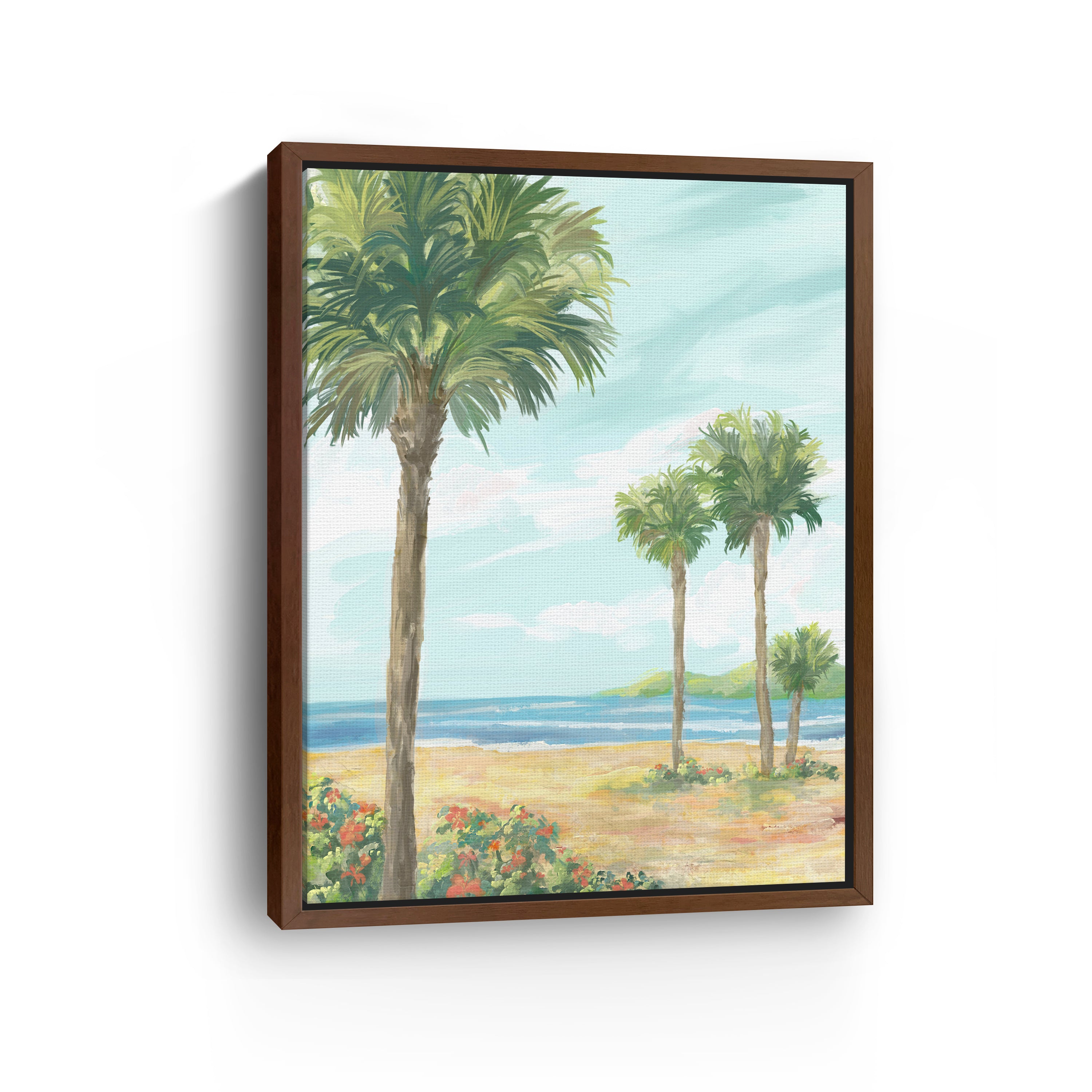 Summertime Palms Canvas Giclee