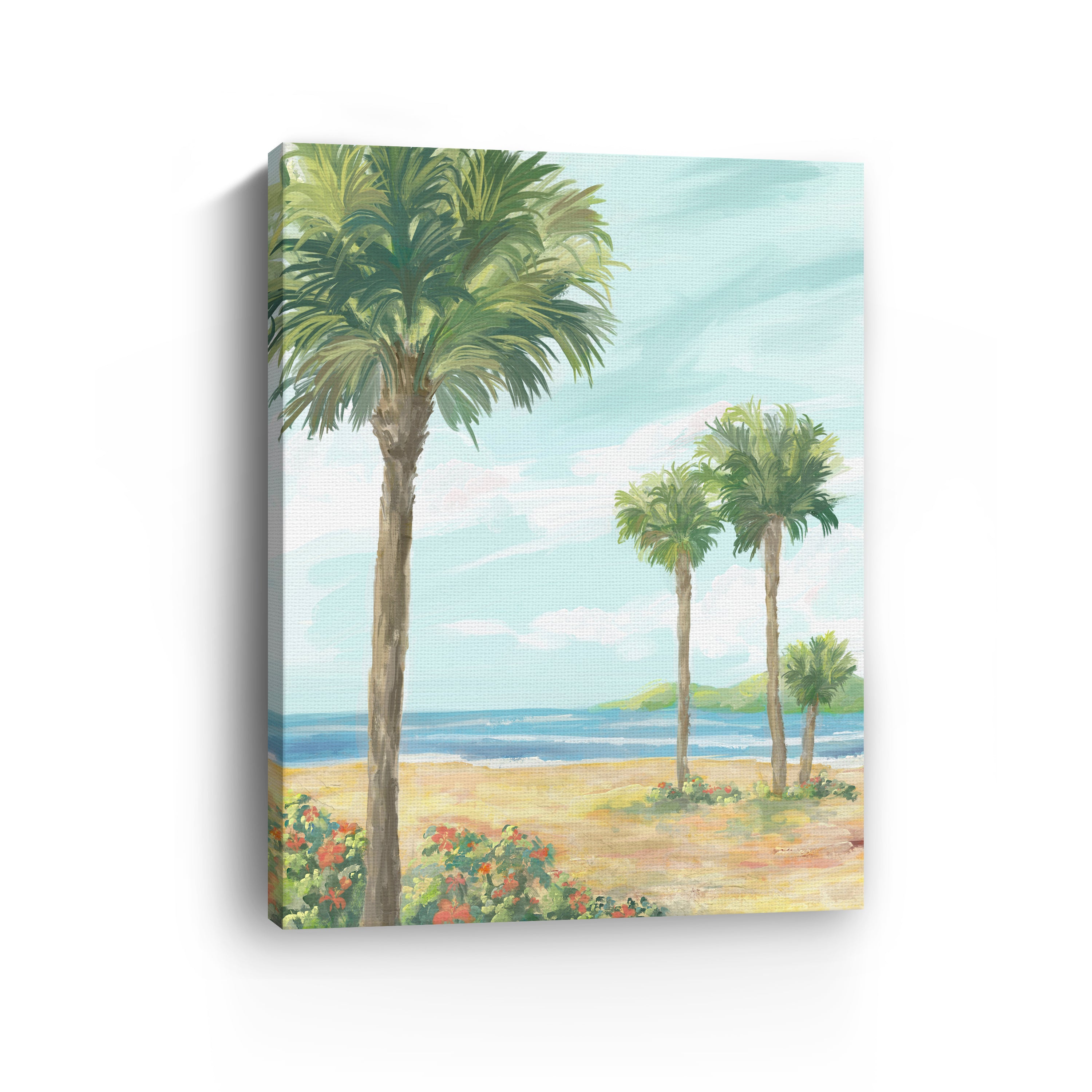 Summertime Palms Canvas Giclee