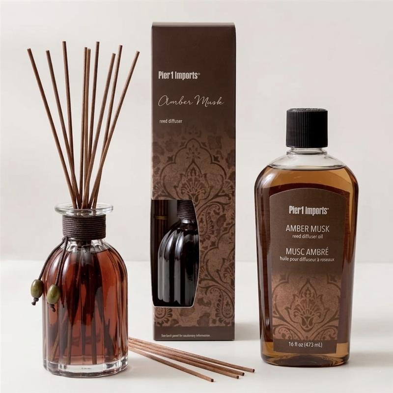 Pier 1 Amber Musk™ Reed Diffusers and Refill Oil