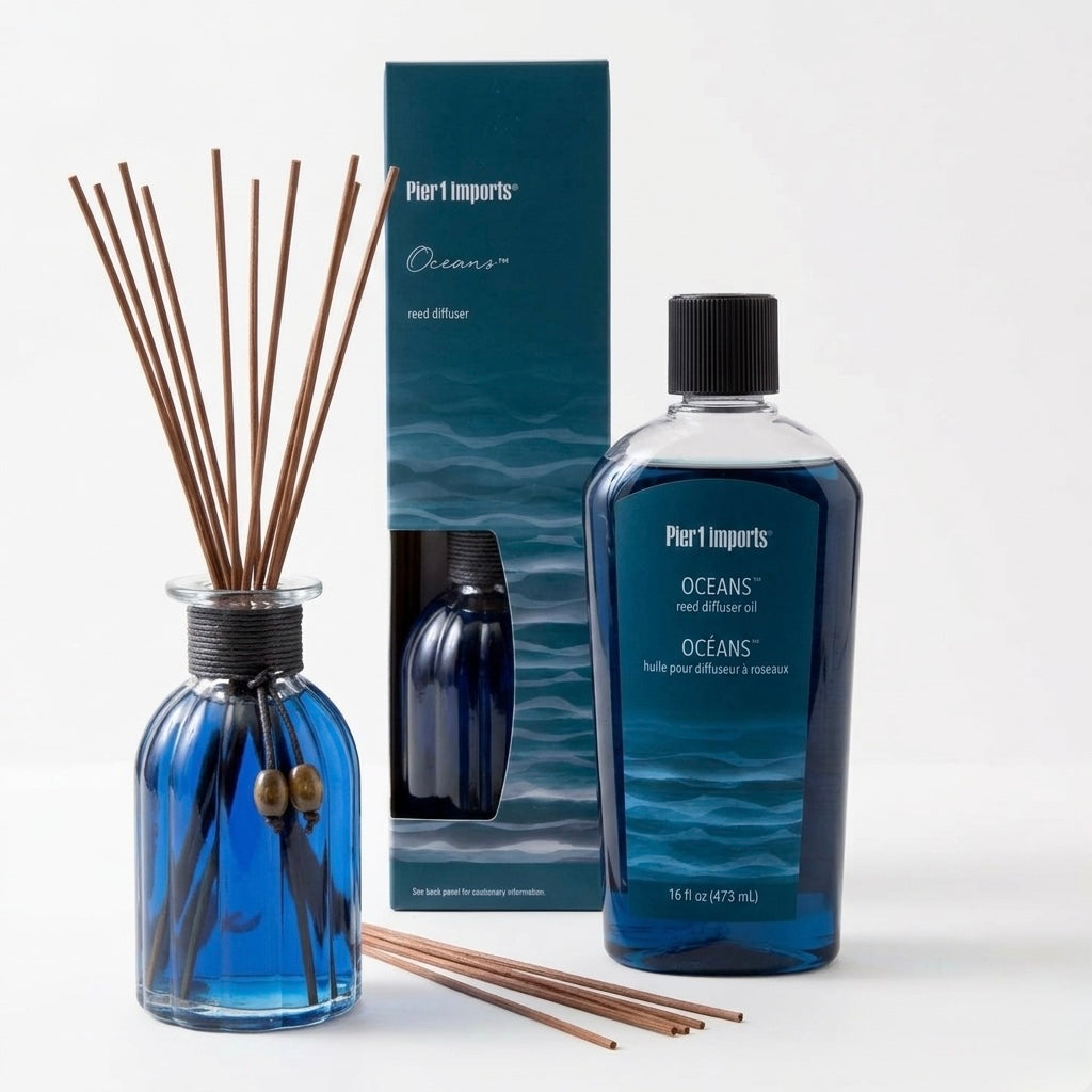 Pier 1 Oceans® Reed Diffusers and Refill Oil