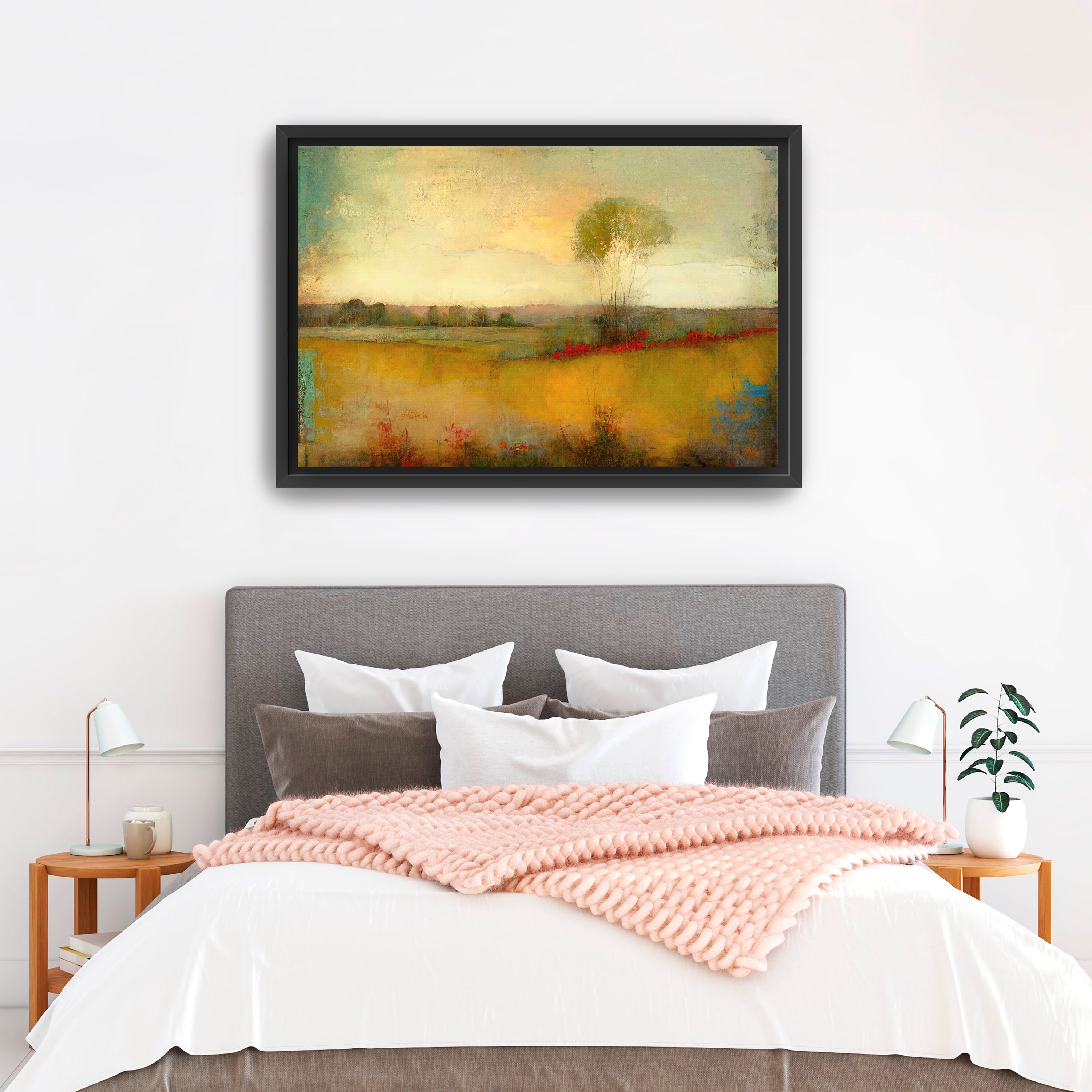 Ablaze with Memories Canvas Giclee Wall Art