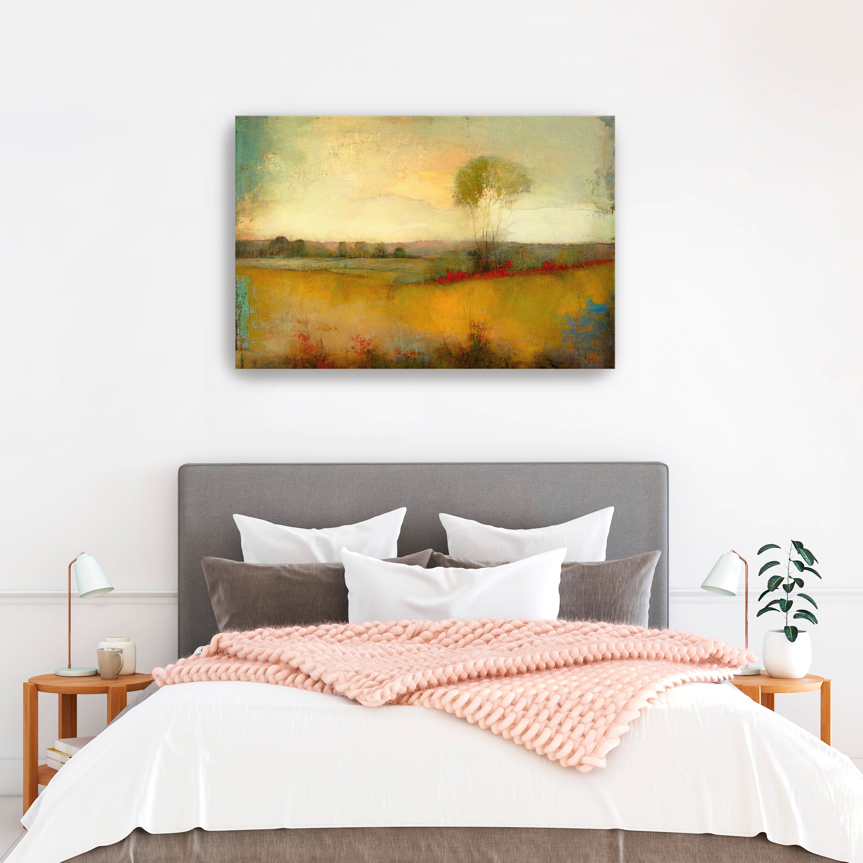 Ablaze with Memories Canvas Giclee Wall Art