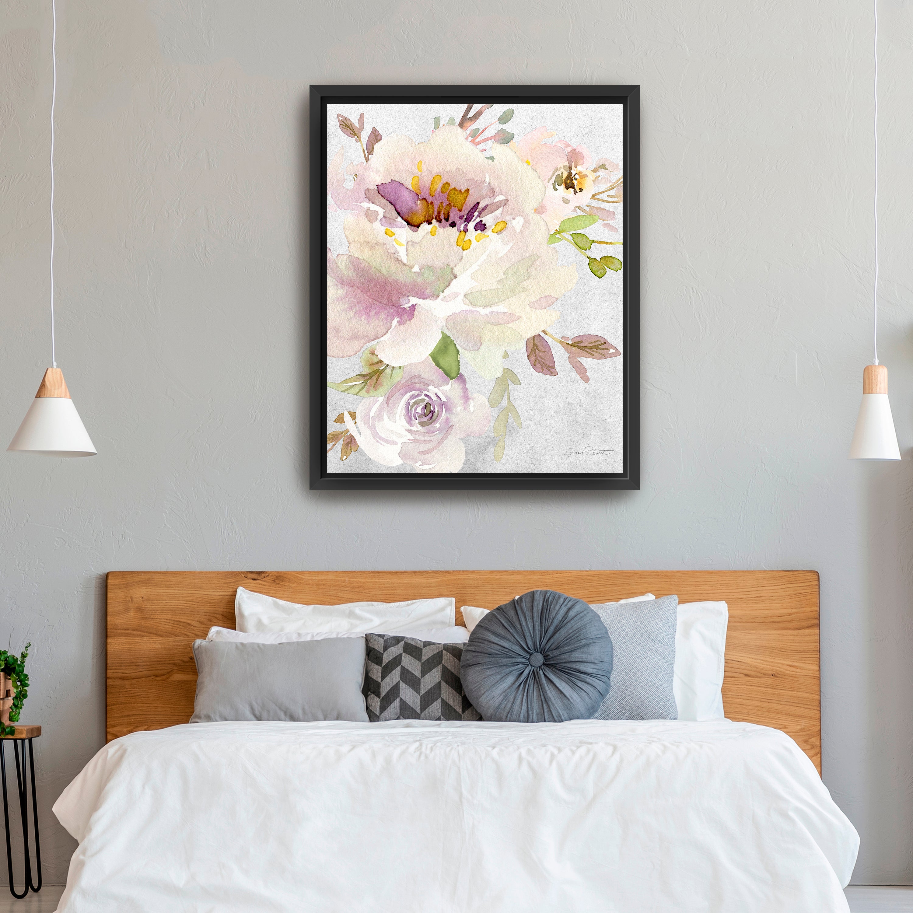 Soft Blossoms I Canvas Giclee