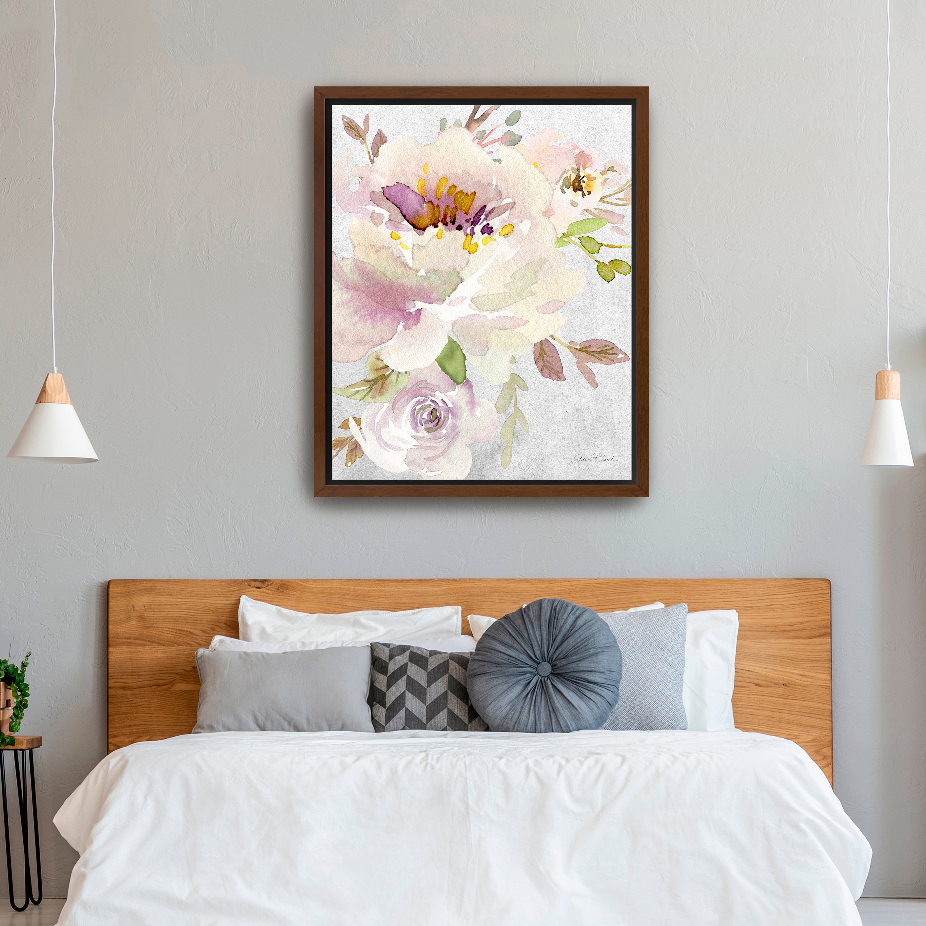 Soft Blossoms I Canvas Giclee