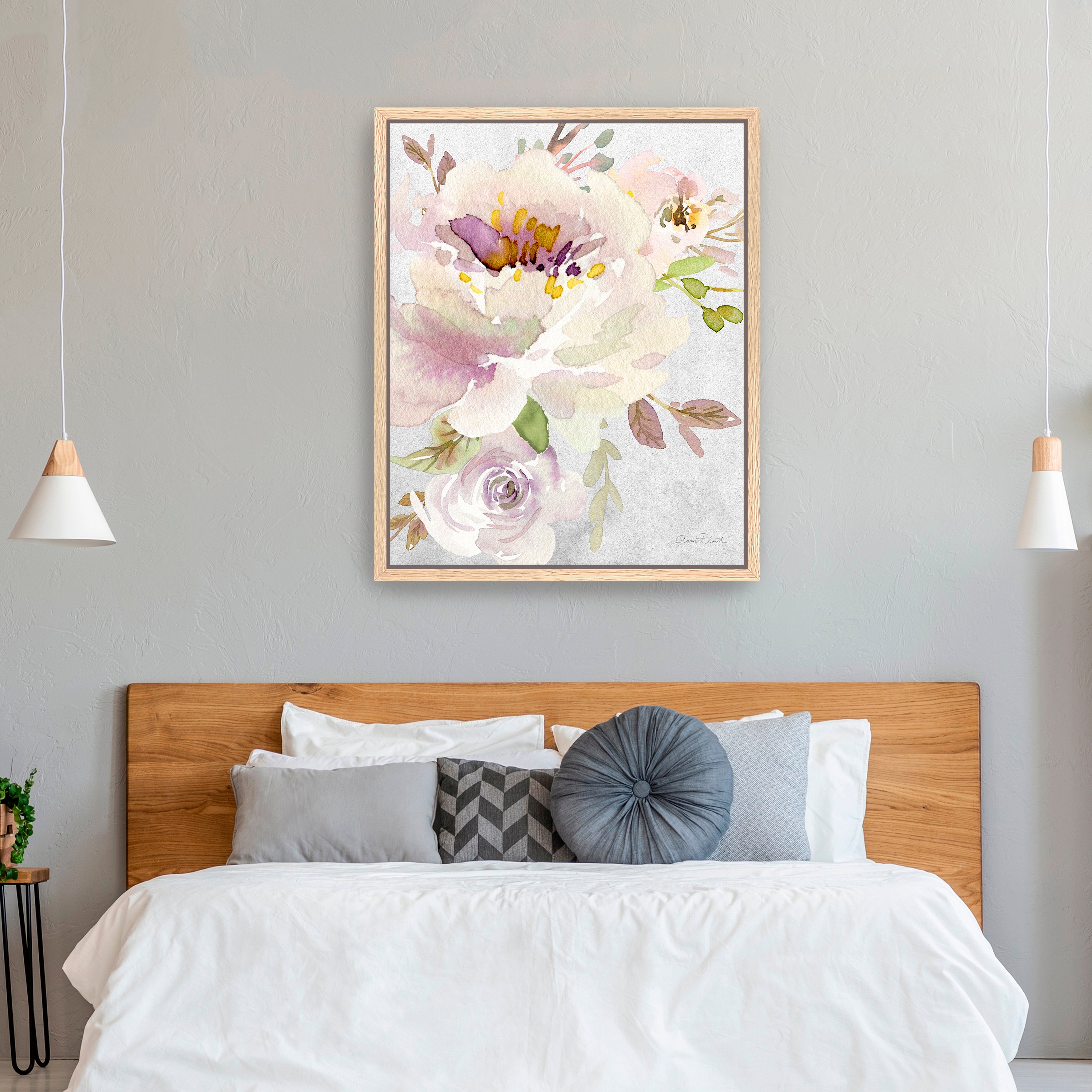 Soft Blossoms I Canvas Giclee