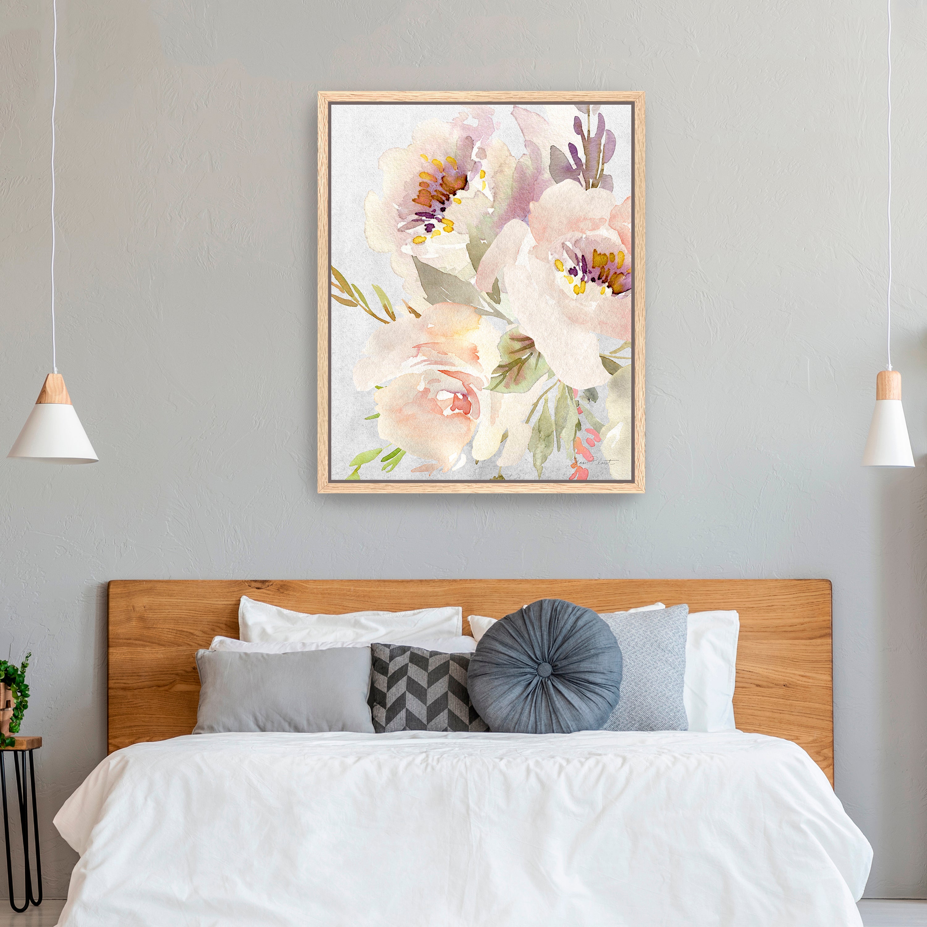 Soft Blossoms II Canvas Giclee