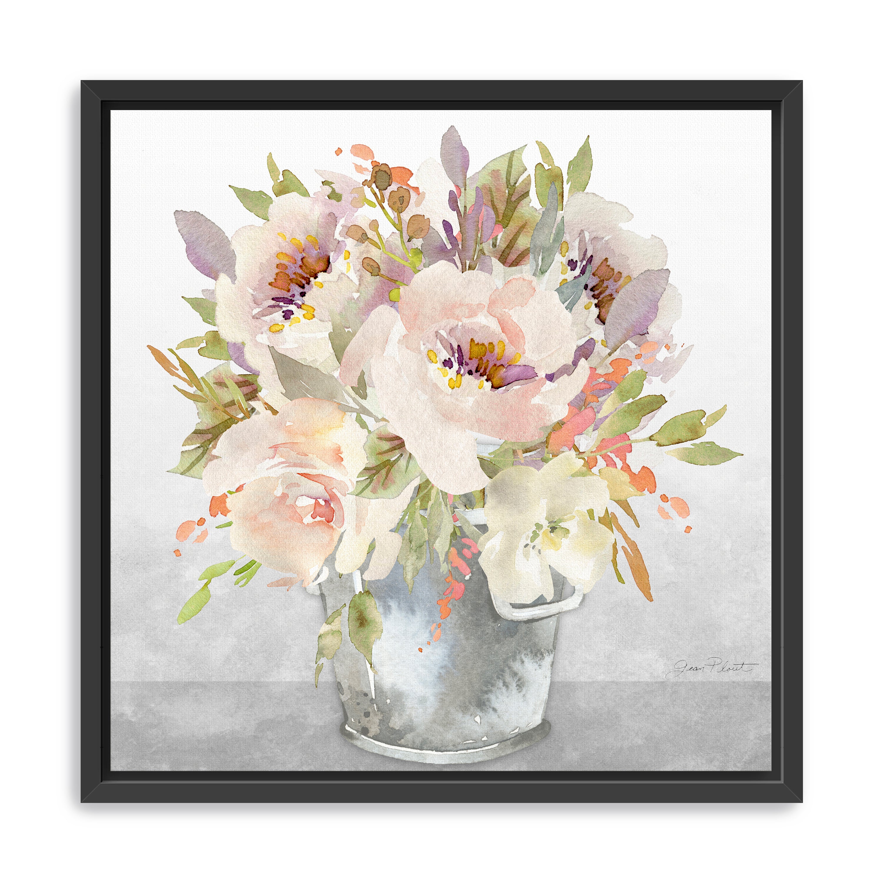 Beautiful Floral Bouquet I Canvas Giclee
