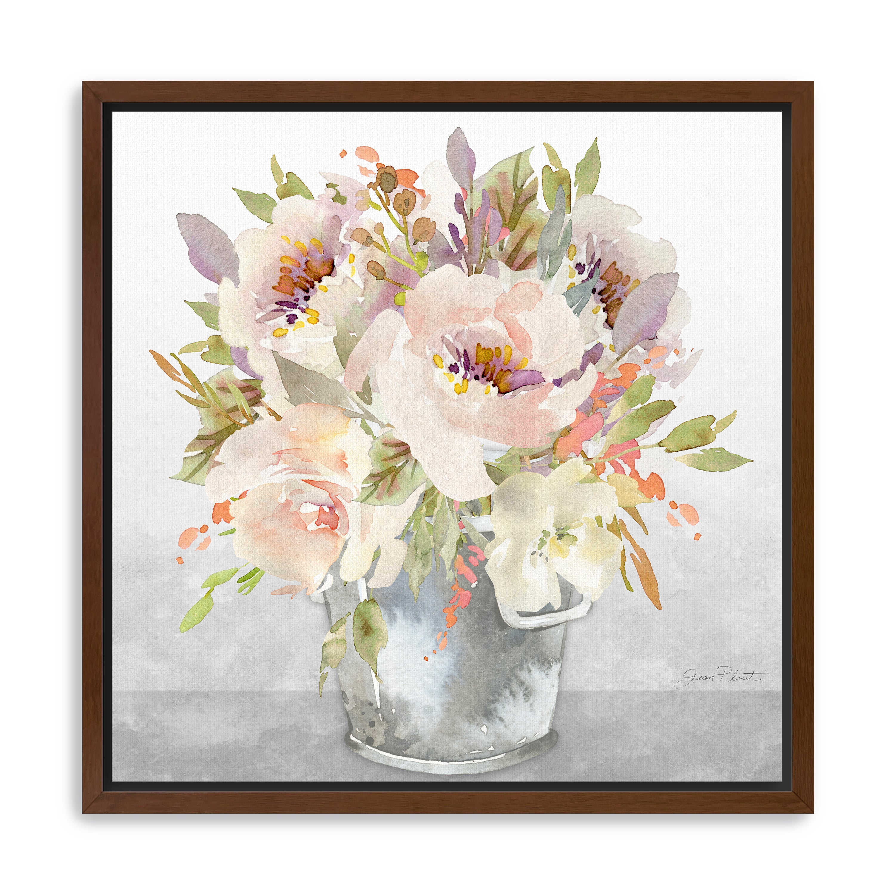 Beautiful Floral Bouquet I Canvas Giclee