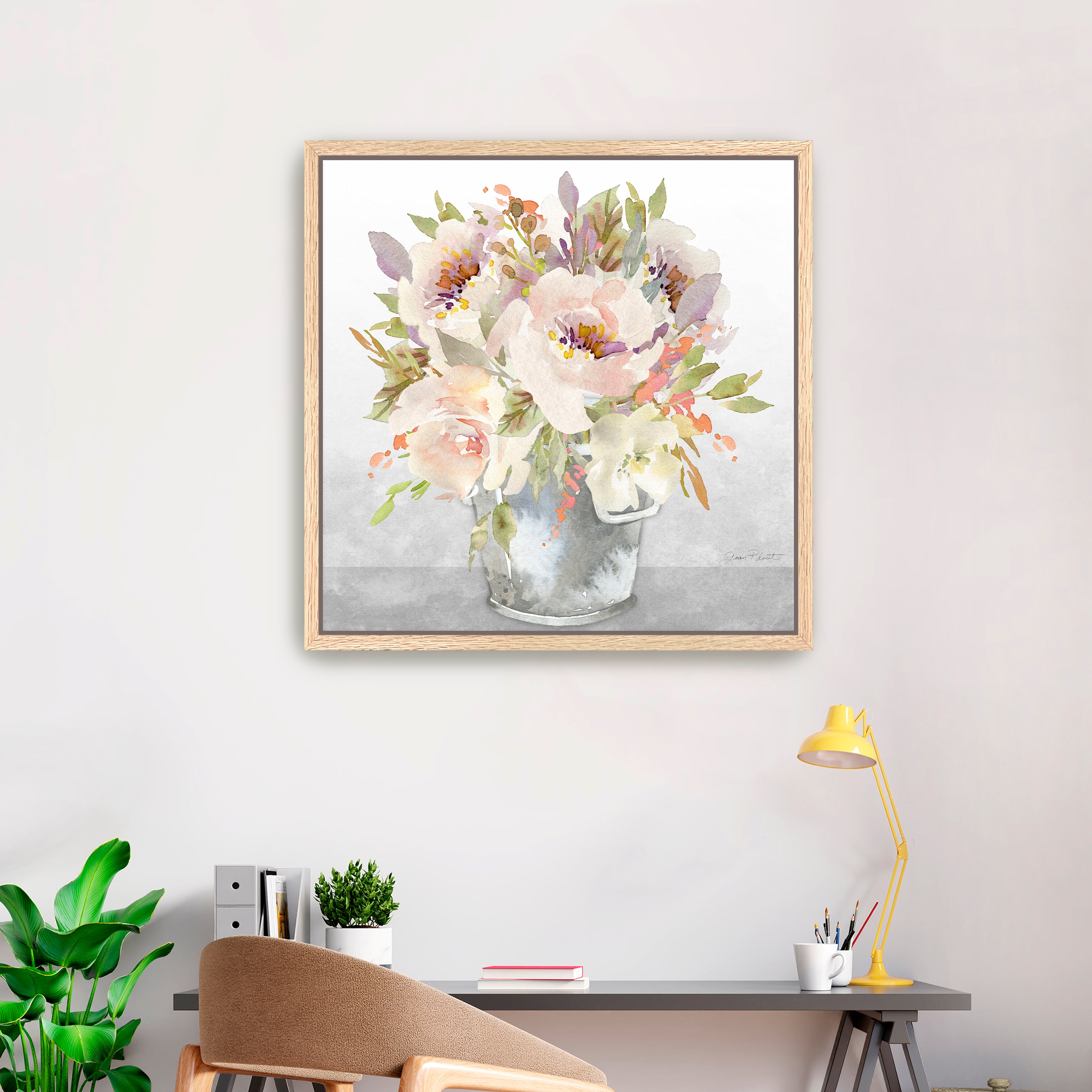 Beautiful Floral Bouquet I Canvas Giclee