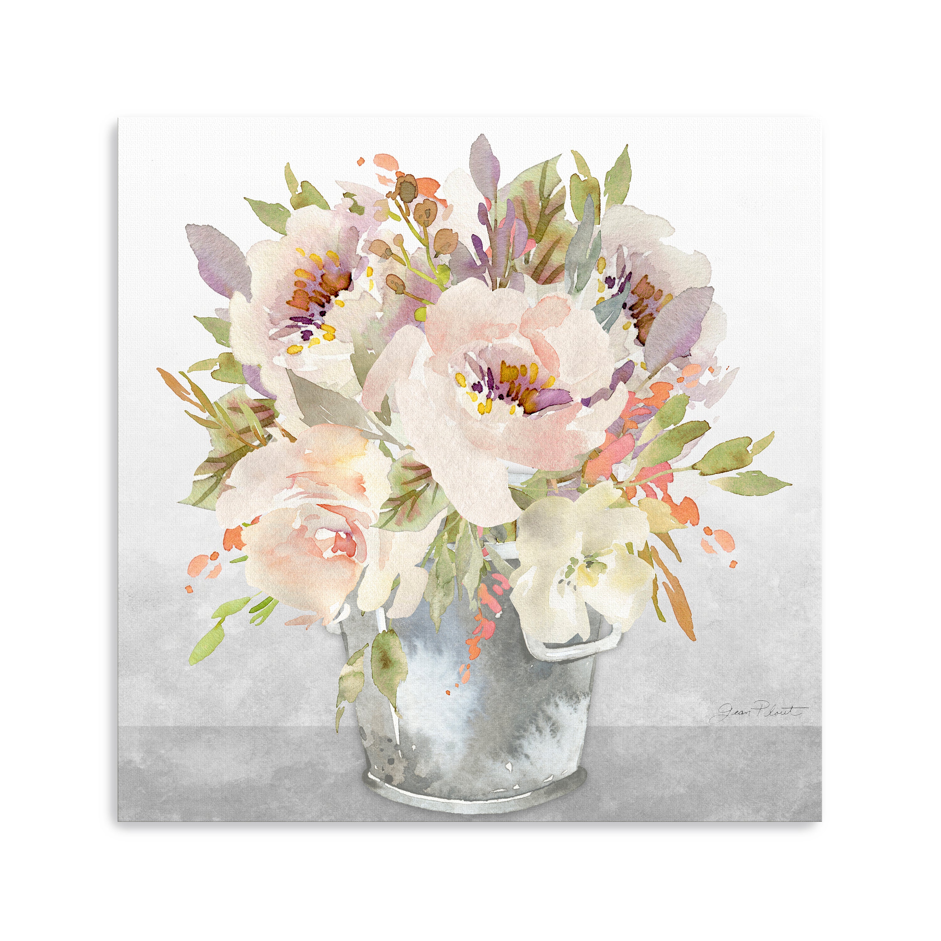 Beautiful Floral Bouquet I Canvas Giclee