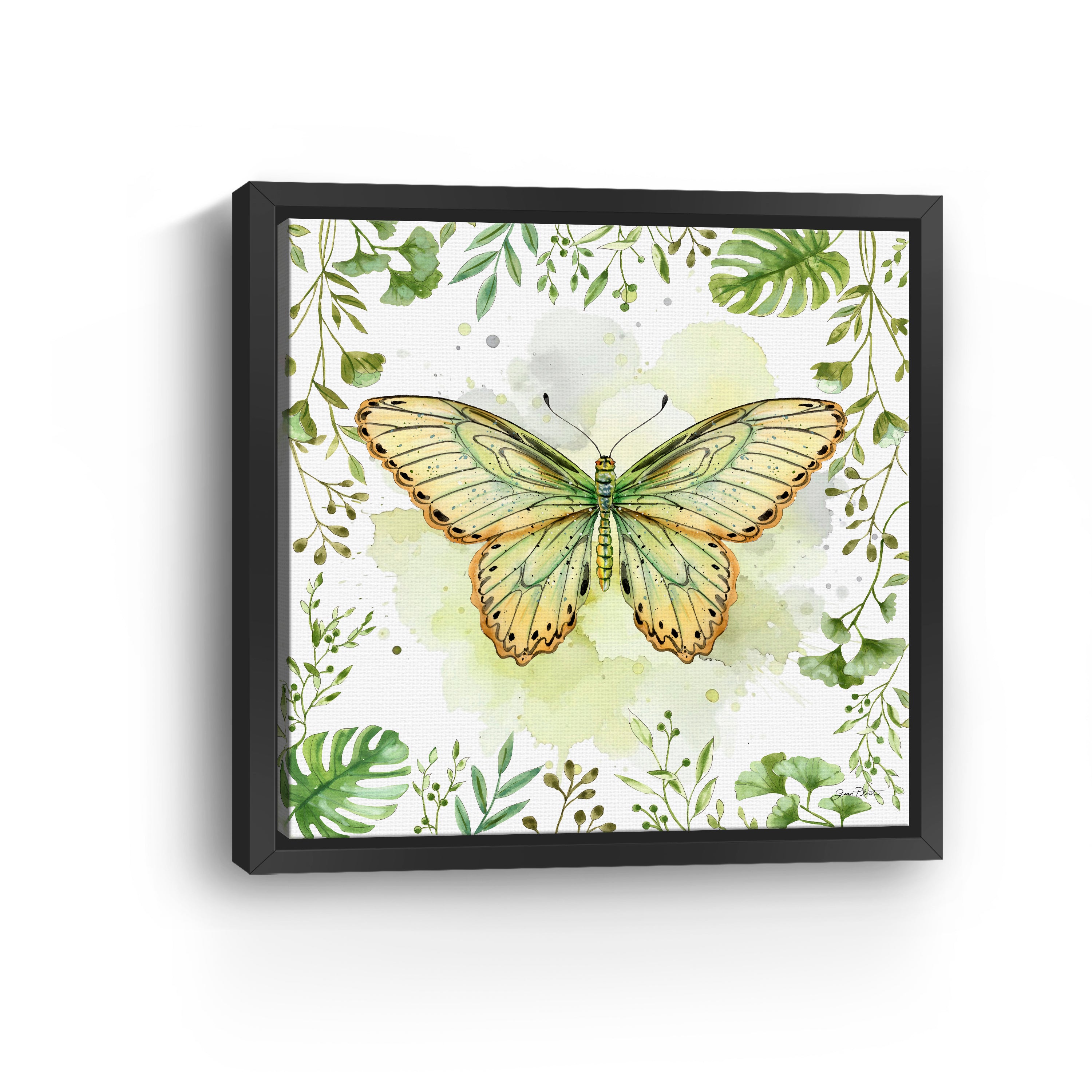 Butterfly Botanical Garden I Canvas Giclee