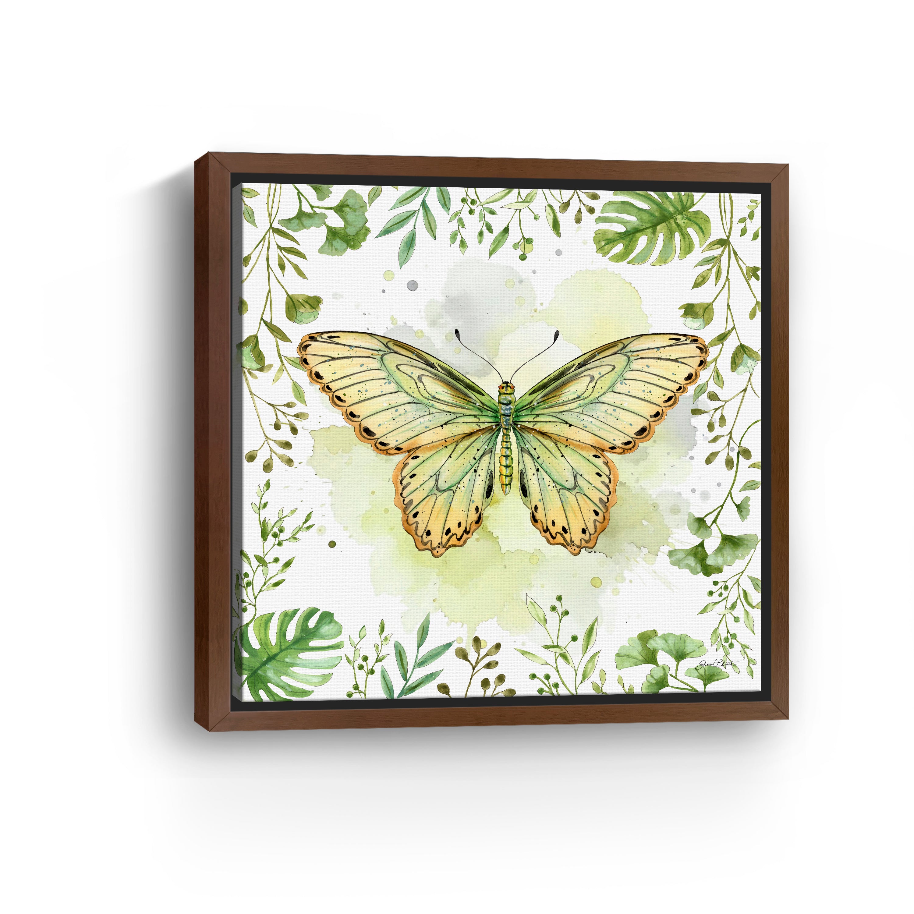 Butterfly Botanical Garden I Canvas Giclee