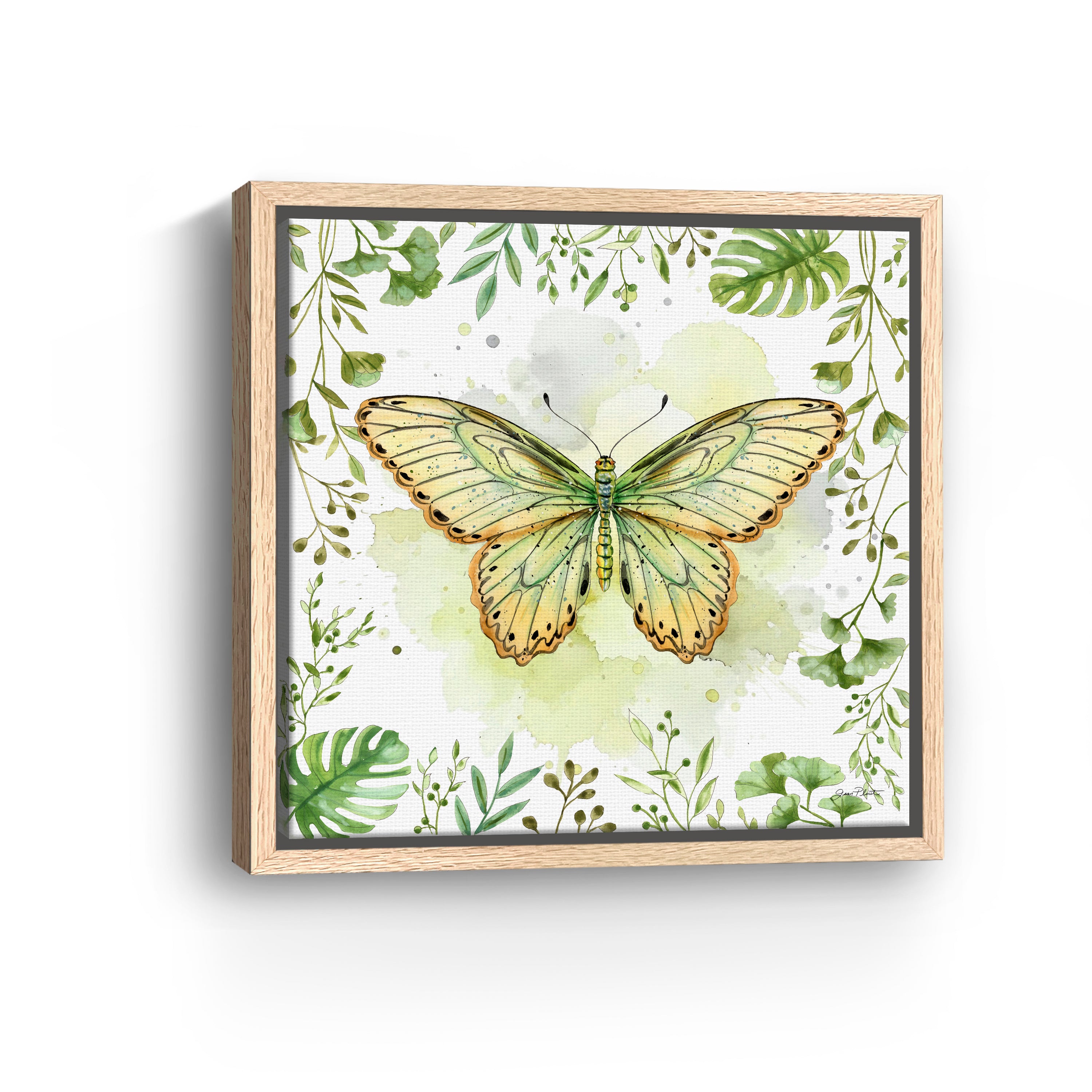 Butterfly Botanical Garden I Canvas Giclee